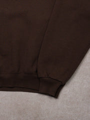 Vintage 90s Brown Blank Russell Athletics Crewneck (M)