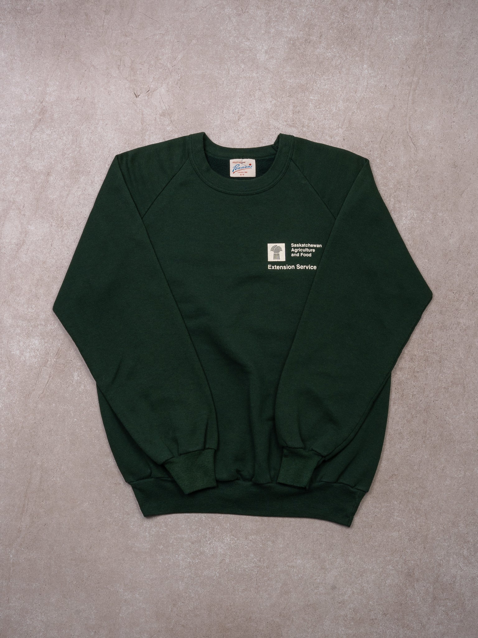 Vintage Green Saskatchewan Agriculture + Food Crewneck (S)