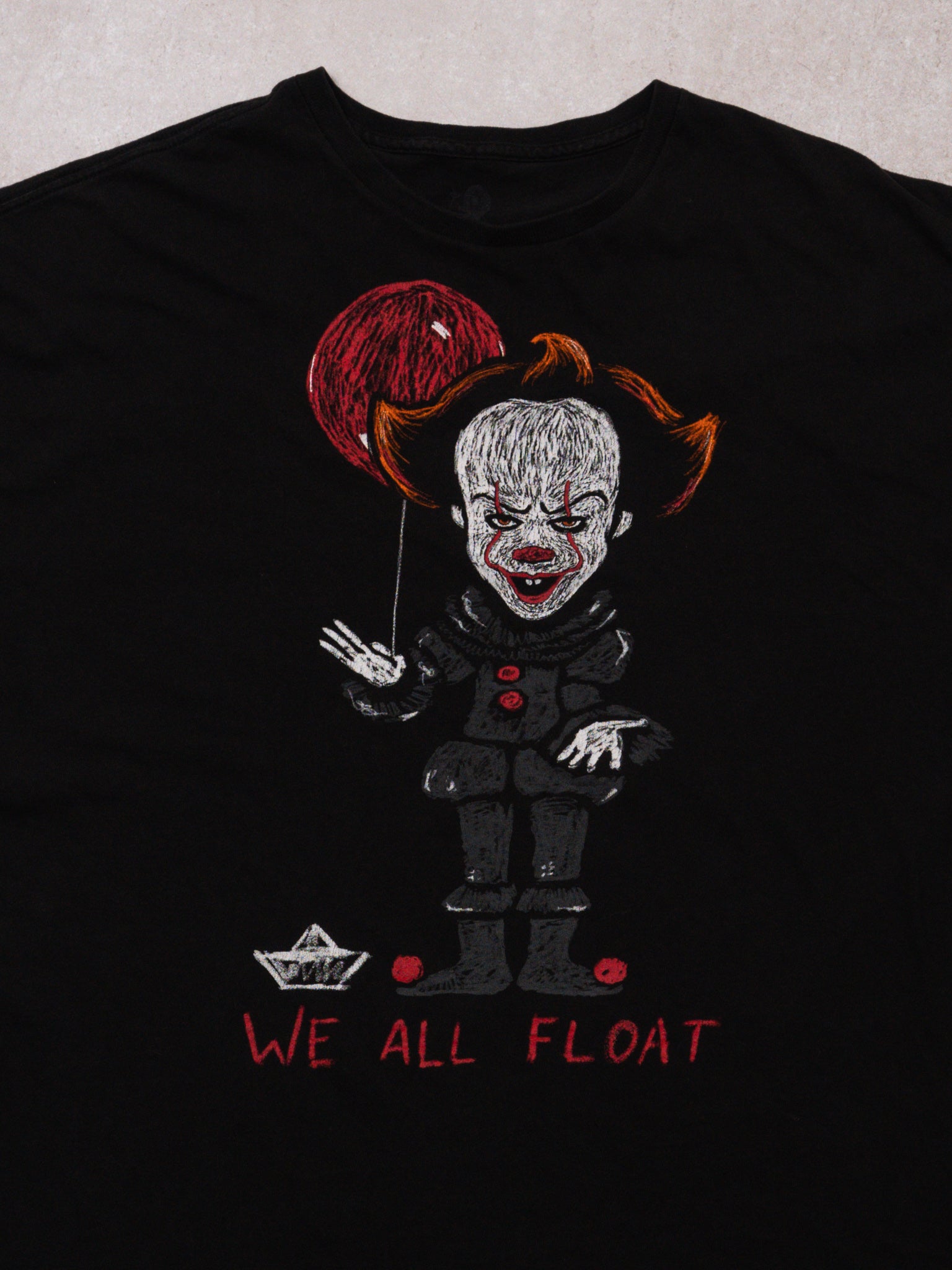 Black IT 'We All Float' Tee (XL) – Rebalance Vintage