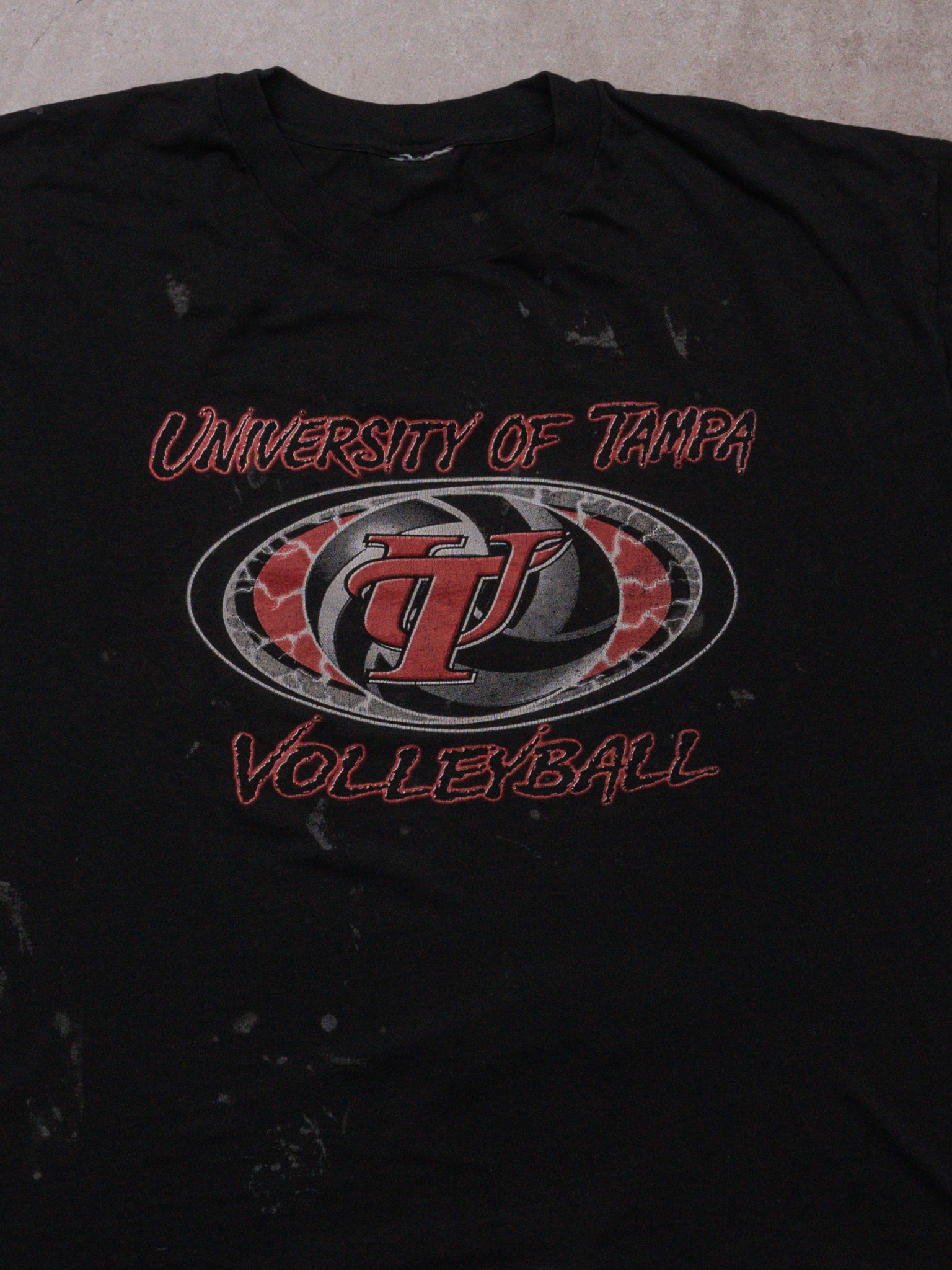 Vintage Rugged University of Tampa Volleyball Tee (L/XL)