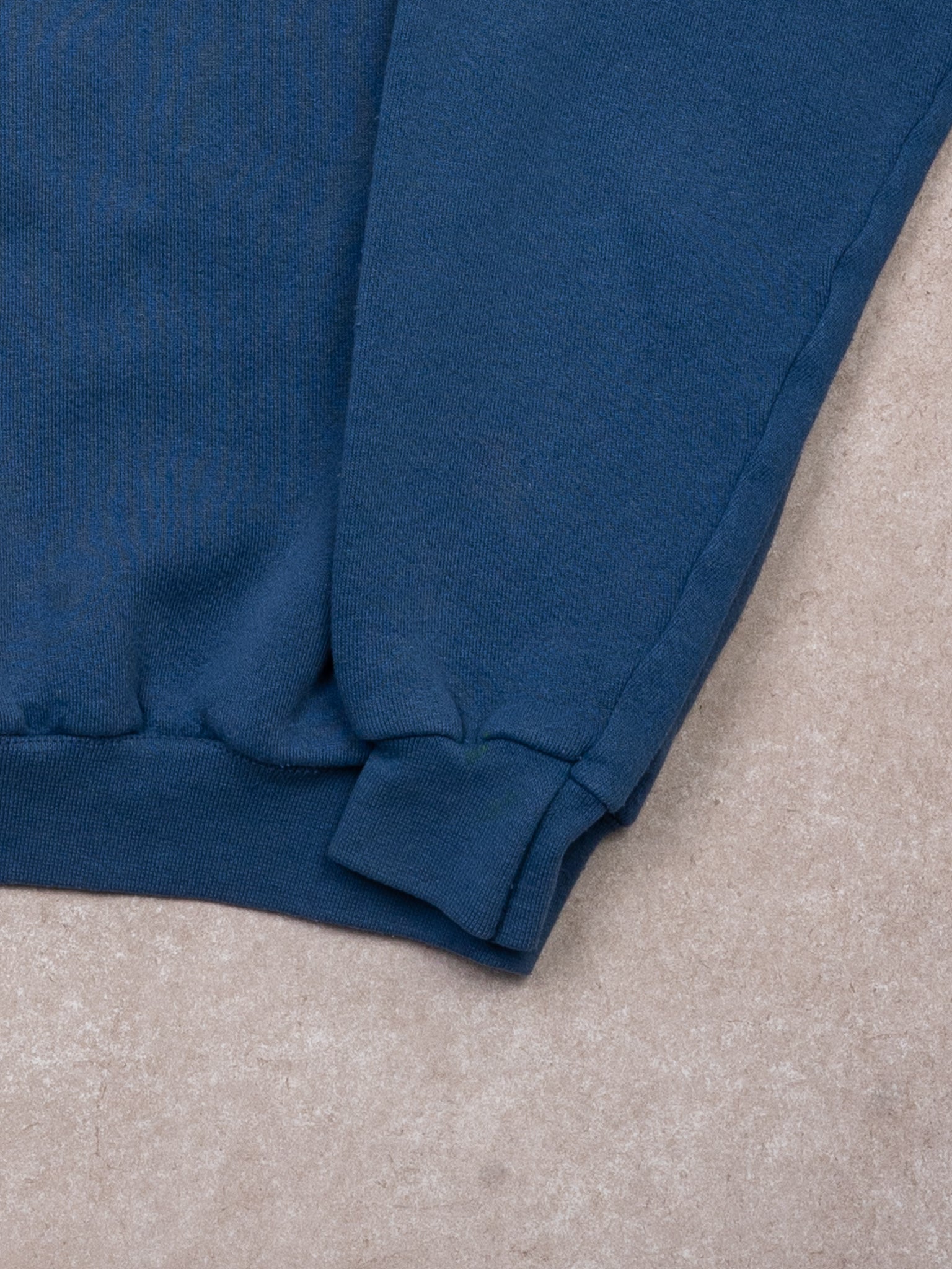 Vintage 90s Steel Blue Blank Bike Crewneck