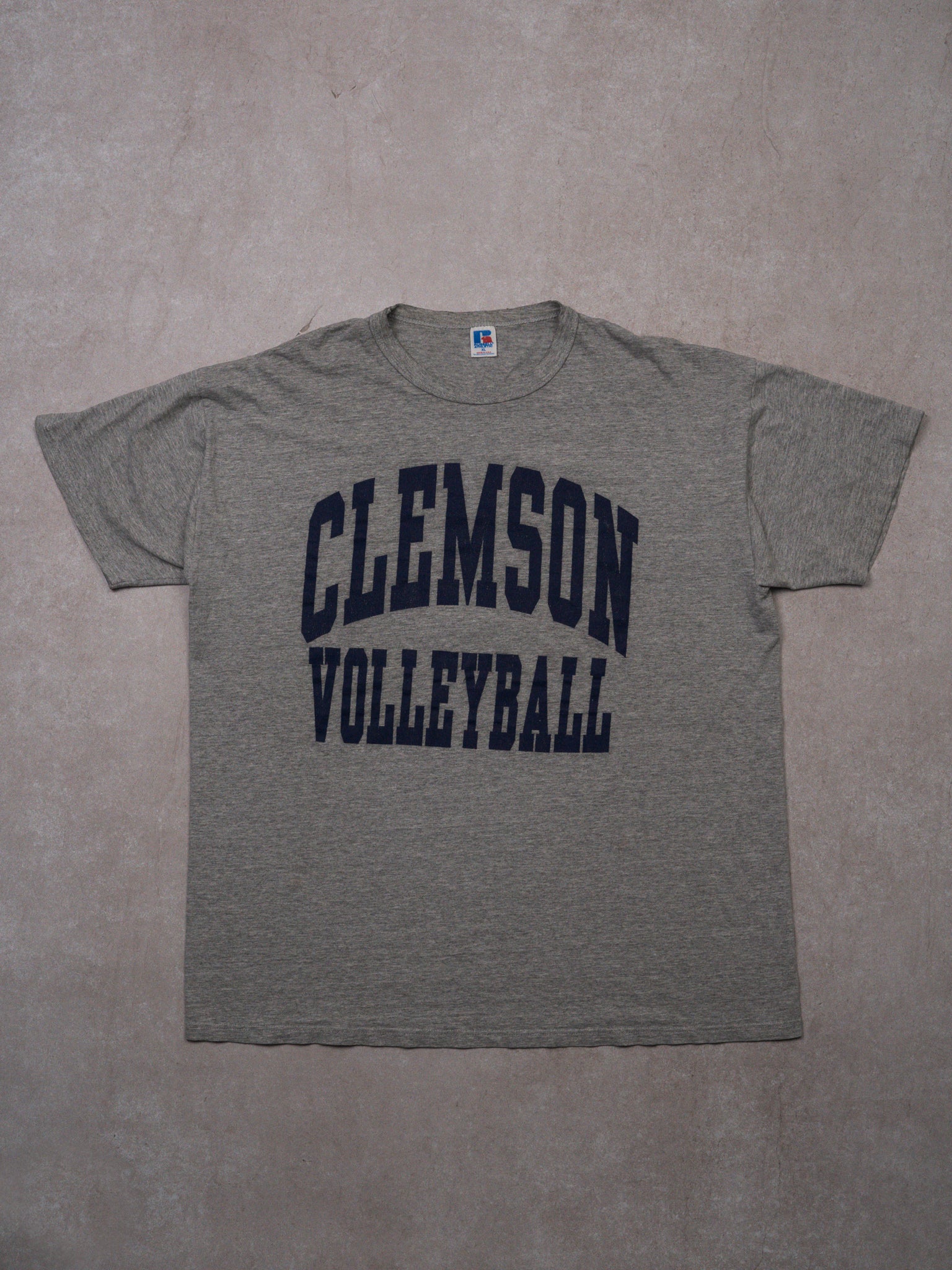 Vintage 90s Clemson Volleyball x Russell Tee (XL)