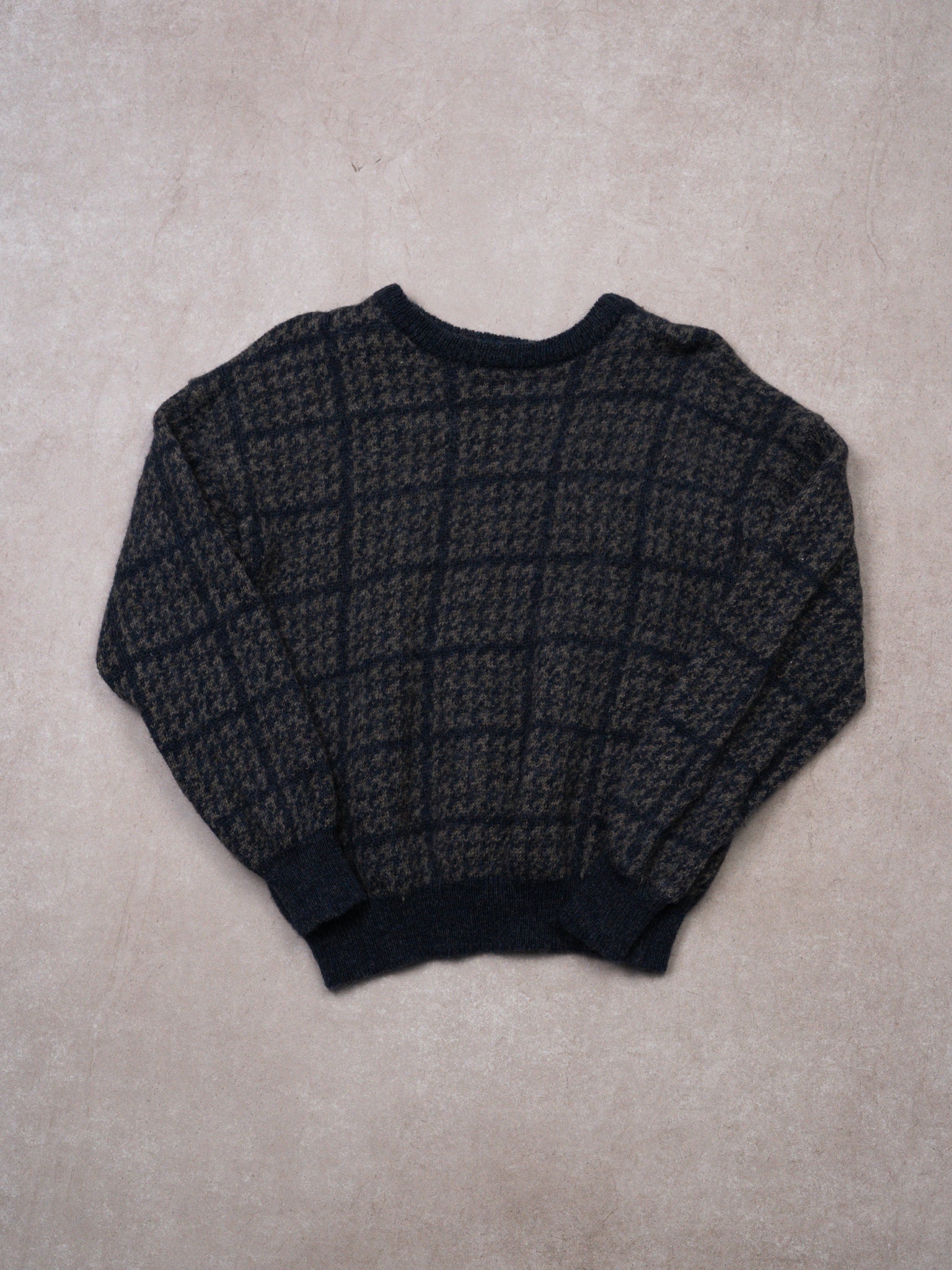 Vintage Blue Burberrys Wool Sweater (XS/S)