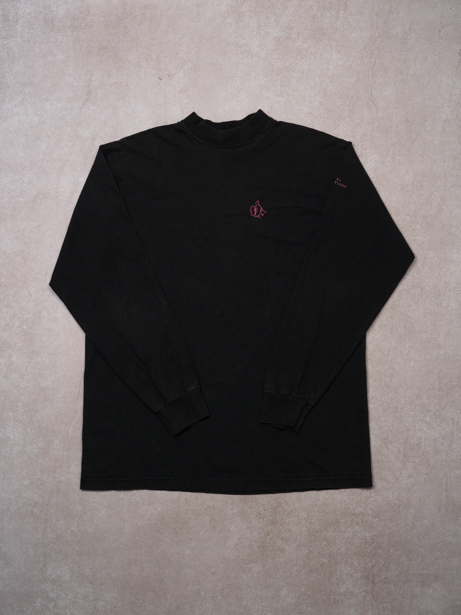 Vintage 90s Black Sparks Production Long Sleeve (L)