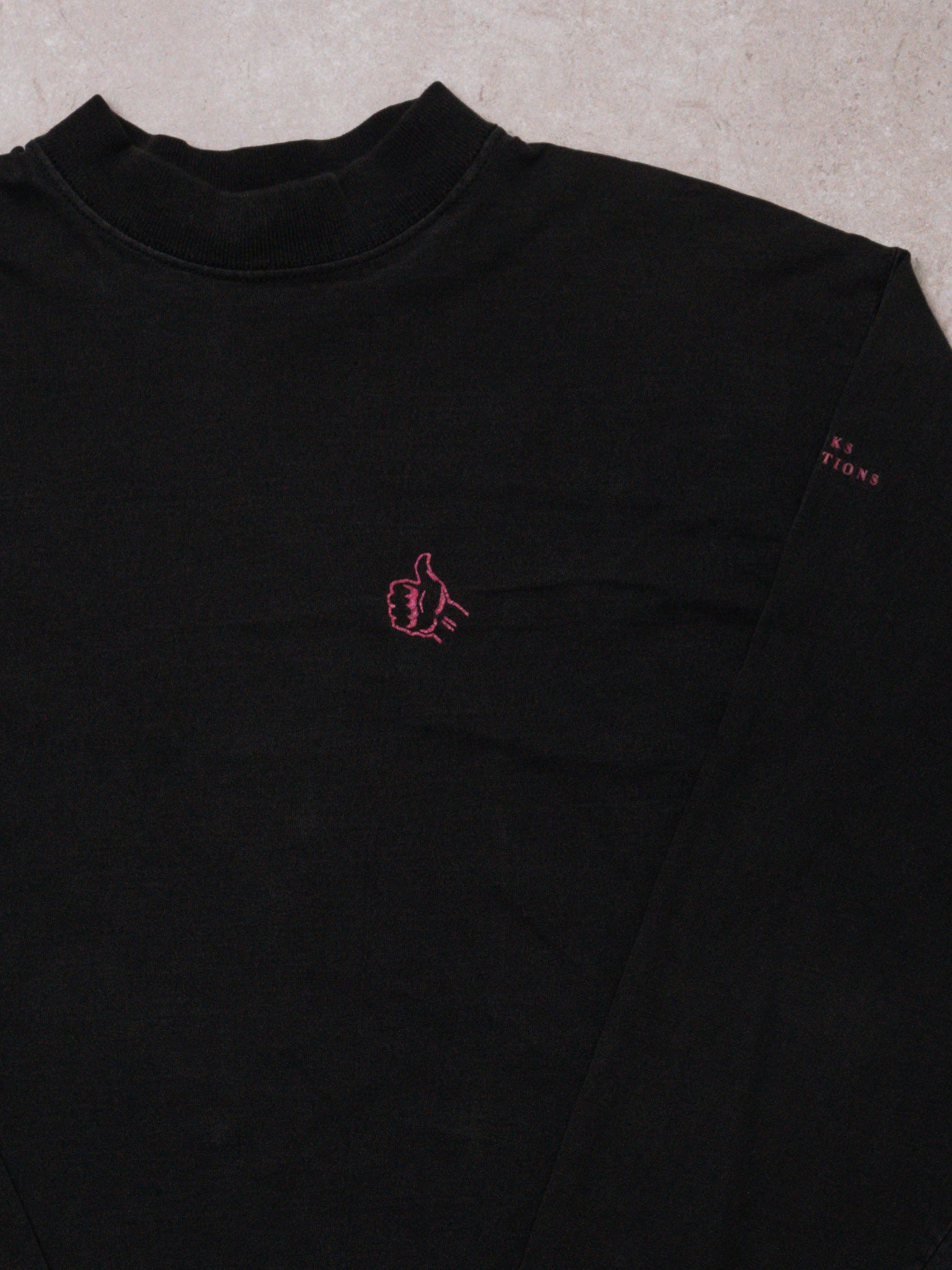 Vintage 90s Black Sparks Production Long Sleeve (L)