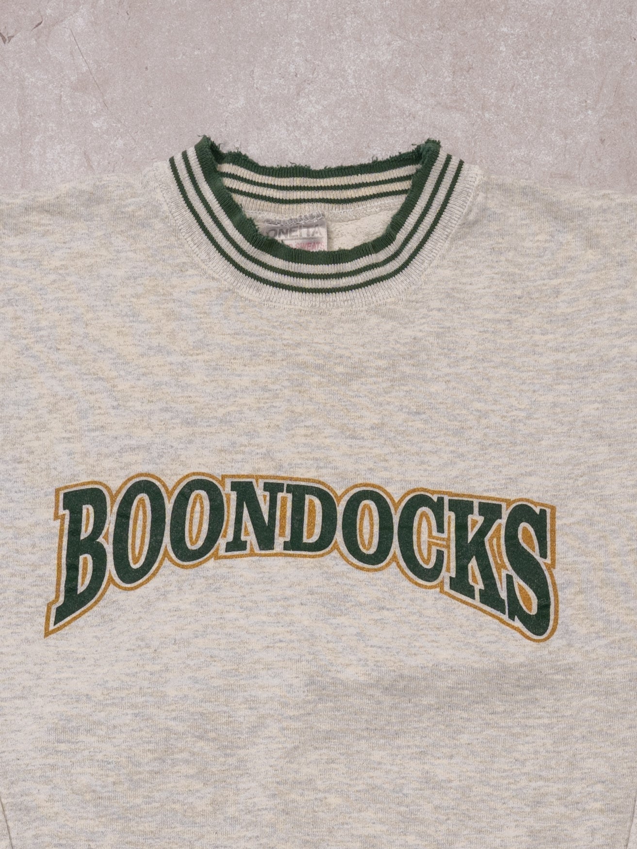 Vintage 90s Grey + Green Boondocks Crewneck (L)