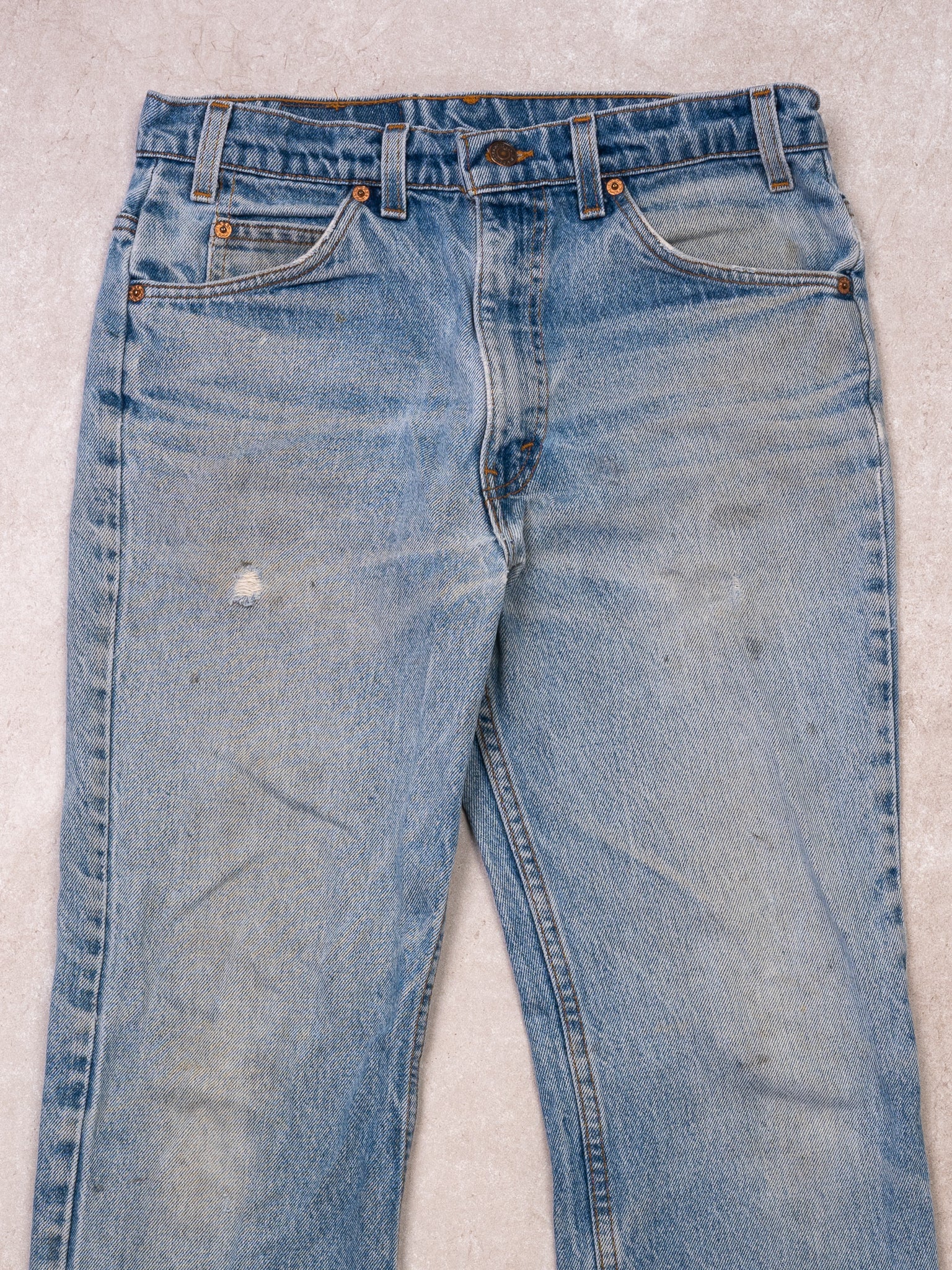 Vintage Rugged Light Blue 517 Levi Jeans (30 x 30)