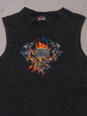 Vintage '02 Black Harley Davidson Virginia Beach Tank