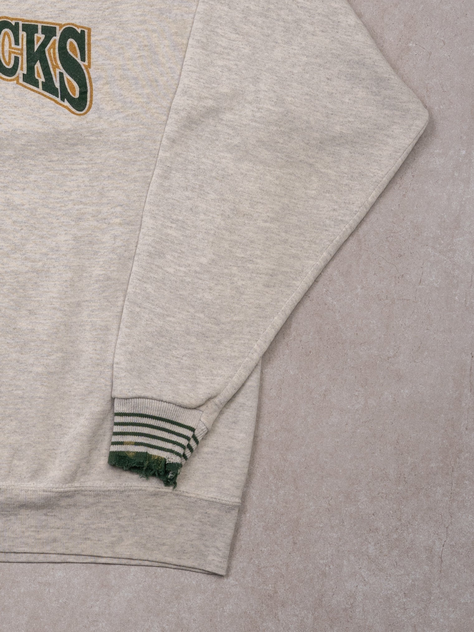 Vintage 90s Grey + Green Boondocks Crewneck (L)
