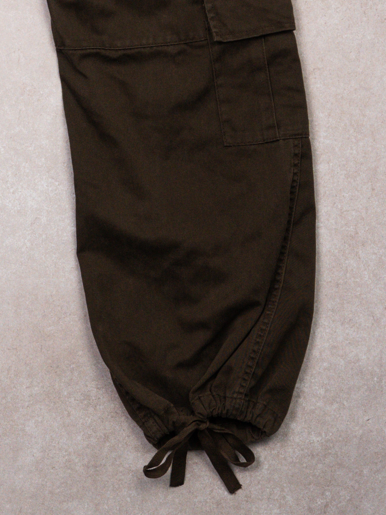 Vintage Brown Army Cargo Combat Pants (34-35 x 32)