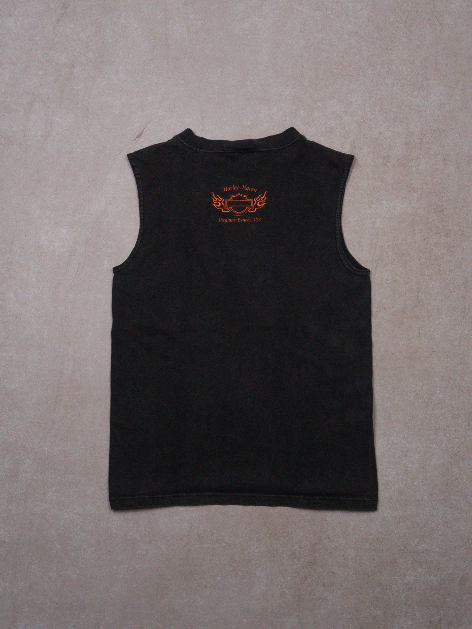 Vintage '02 Black Harley Davidson Virginia Beach Tank