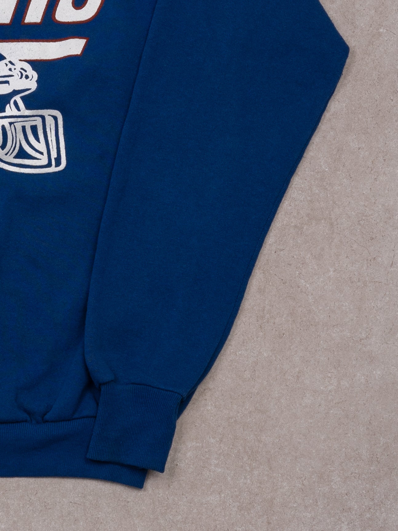 Vintage 90s Blue NY Giants Football Helmet Crewneck (M)