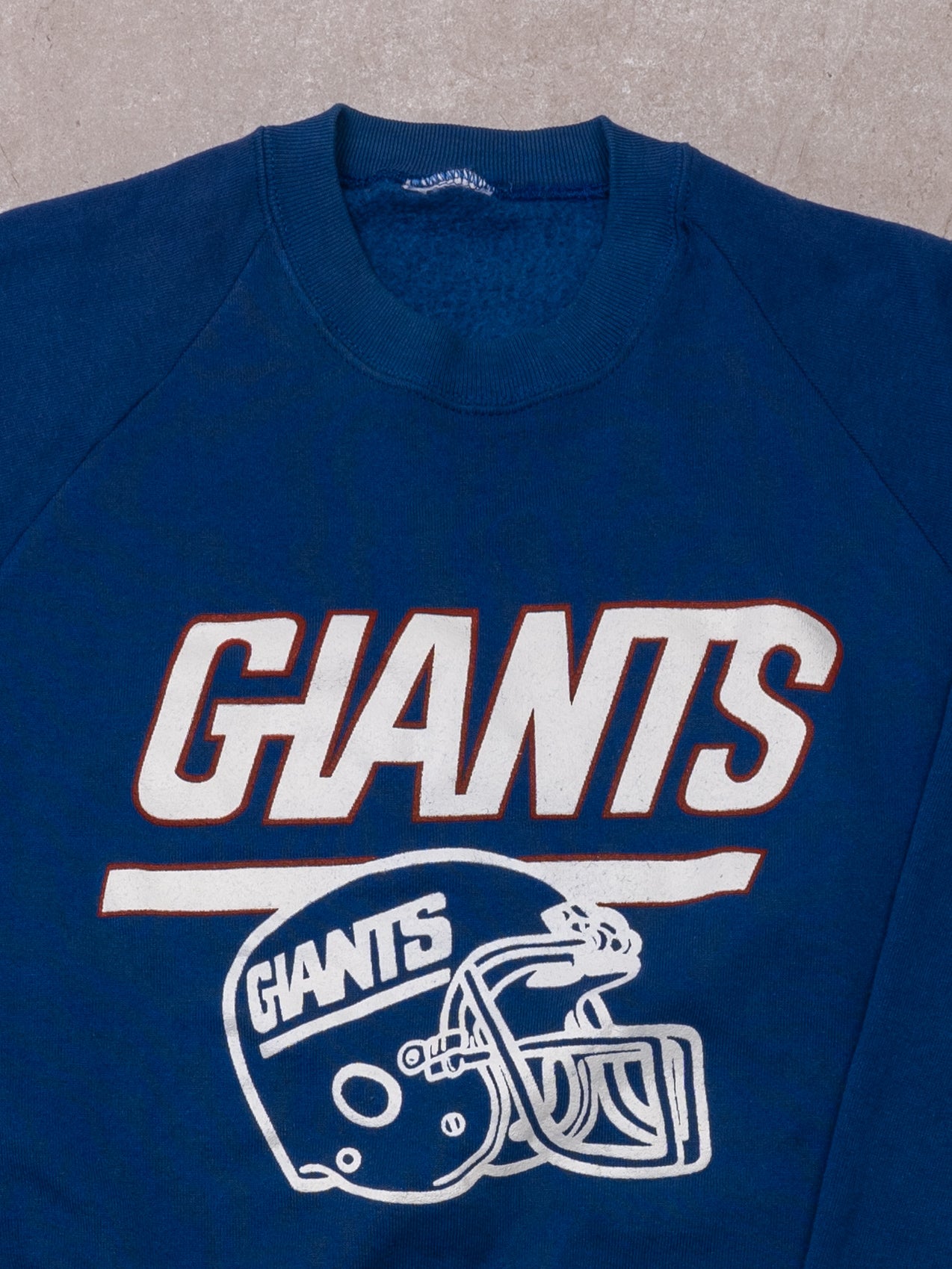 Vintage 90s Blue NY Giants Football Helmet Crewneck (M)