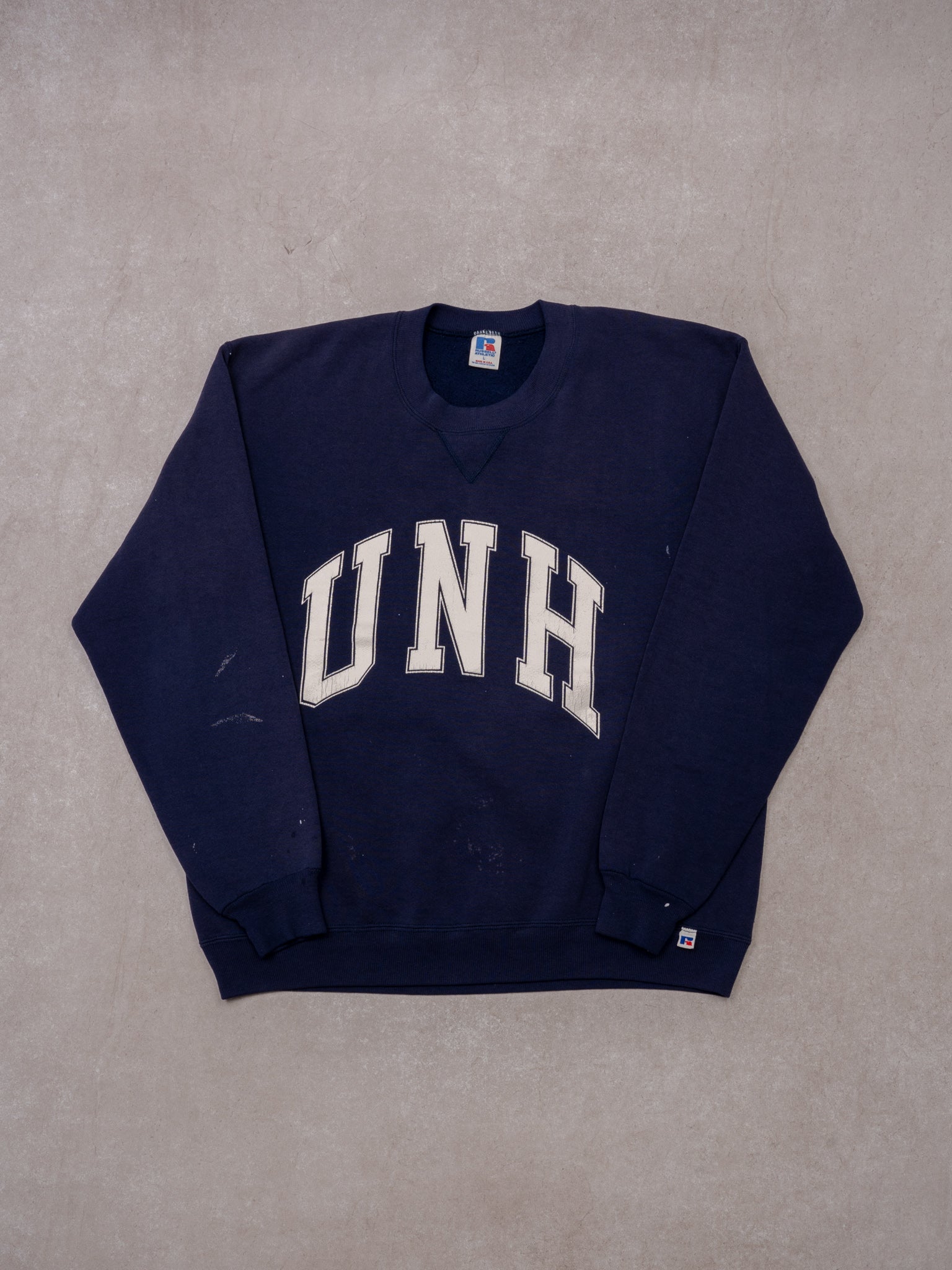 Vintage Blue UNH Russell Athletics Crewneck (M)