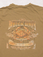 Vintage Khaki Faded Boiler Room Boston Tee (M/L)