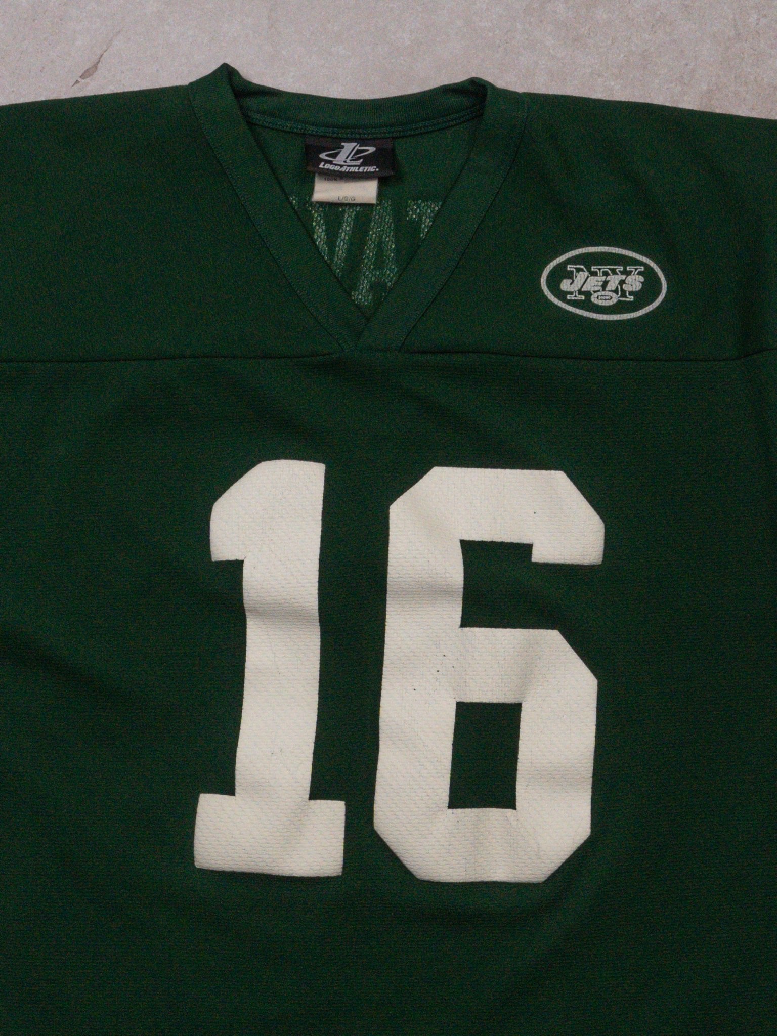 Vintage 90s Green NY Jets Testaverde Jersey (M/L)