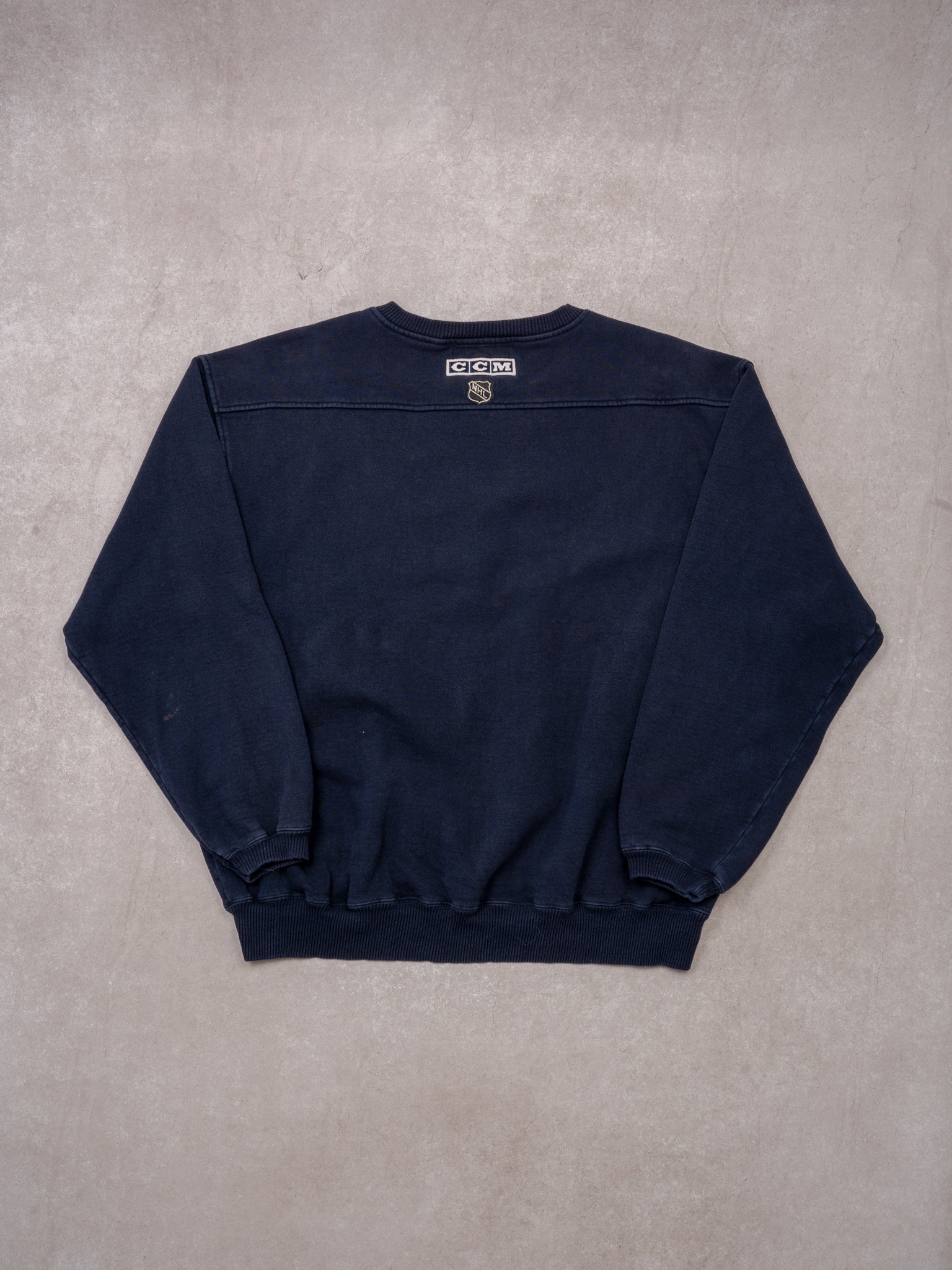 Vintage Blue Property of Maple Leafs Hockey x CCM Crewneck  (L/XL)