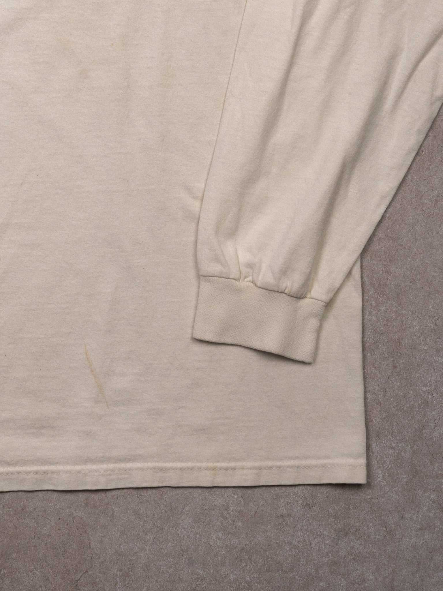 Vintage 90s White Nike x Penn State Center Check Long Sleeve (L)