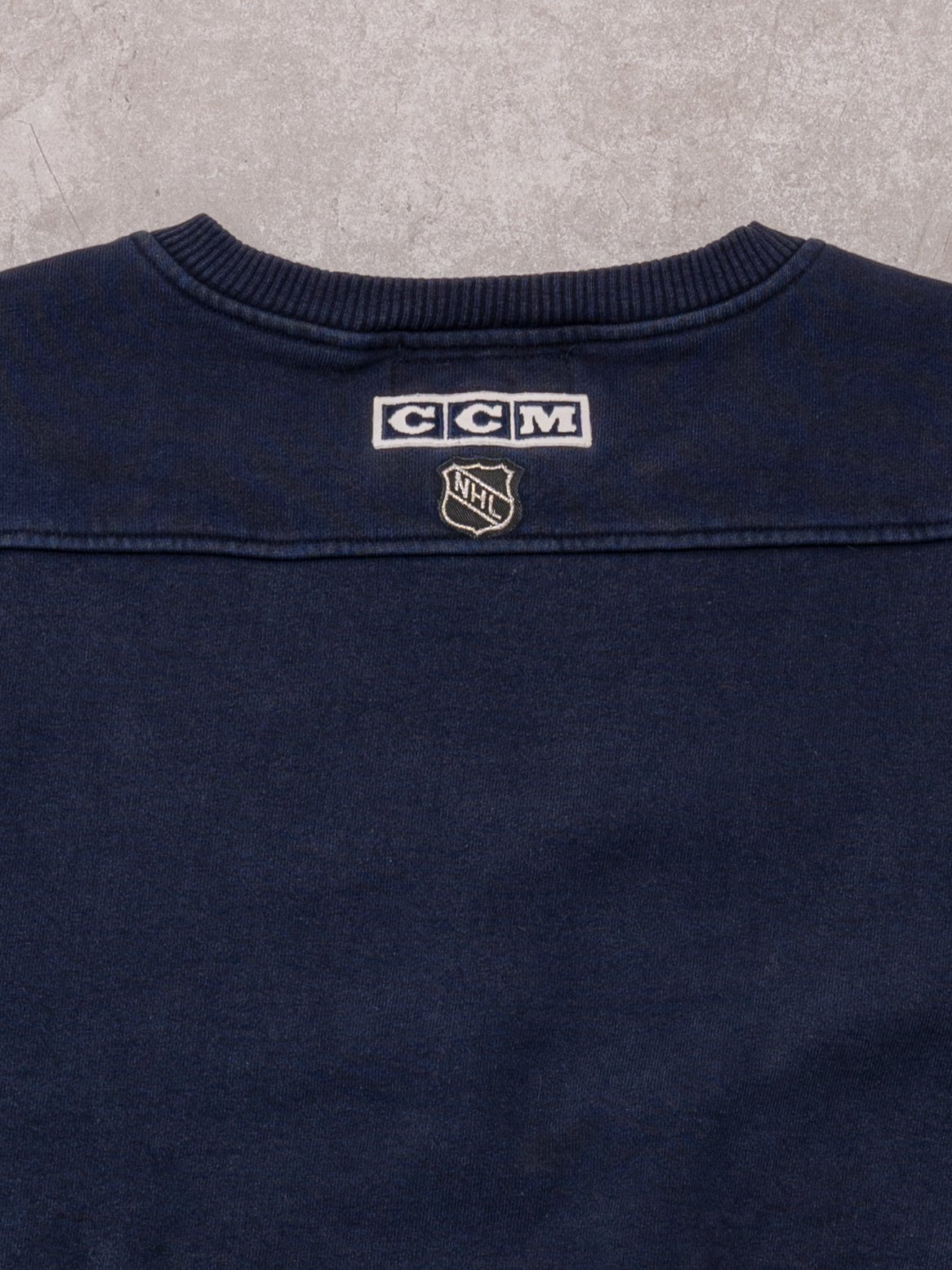Vintage Blue Property of Maple Leafs Hockey x CCM Crewneck  (L/XL)