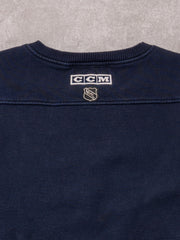 Vintage Blue Property of Maple Leafs Hockey x CCM Crewneck  (L/XL)