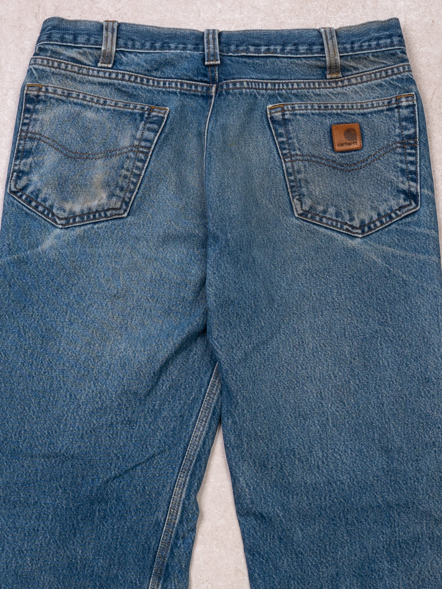 Vintage Blue Carhartt Traditional Fit Jeans (32 x 31)