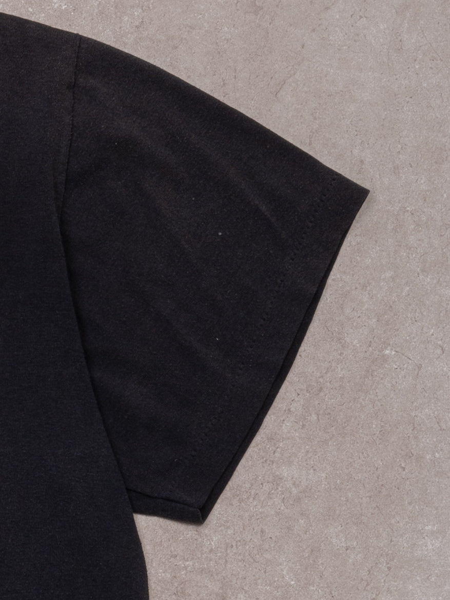 Vintage 80s Black Penn Relay Single Stitch Tee (L)