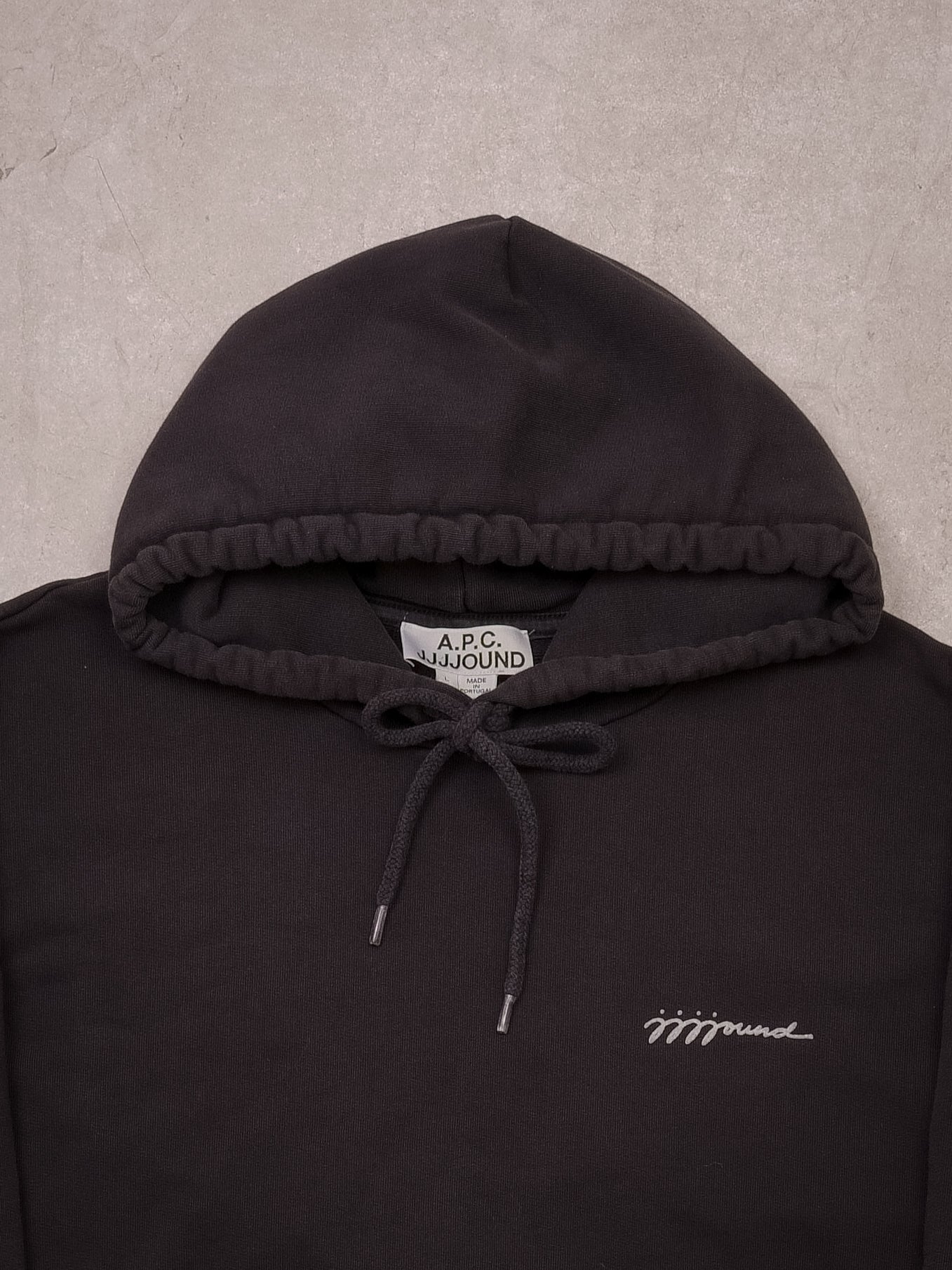 Black APC X JJJound Collab Hoodie (M)