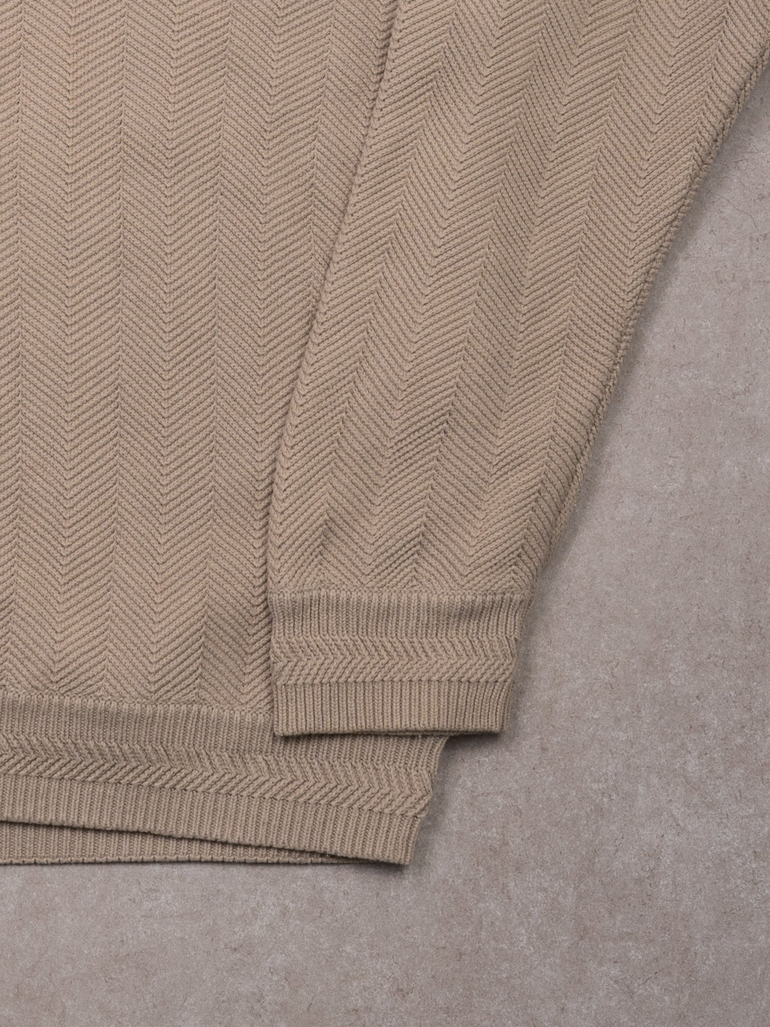 Vintage Beige Chaps RL Crest Knit Sweater (L)
