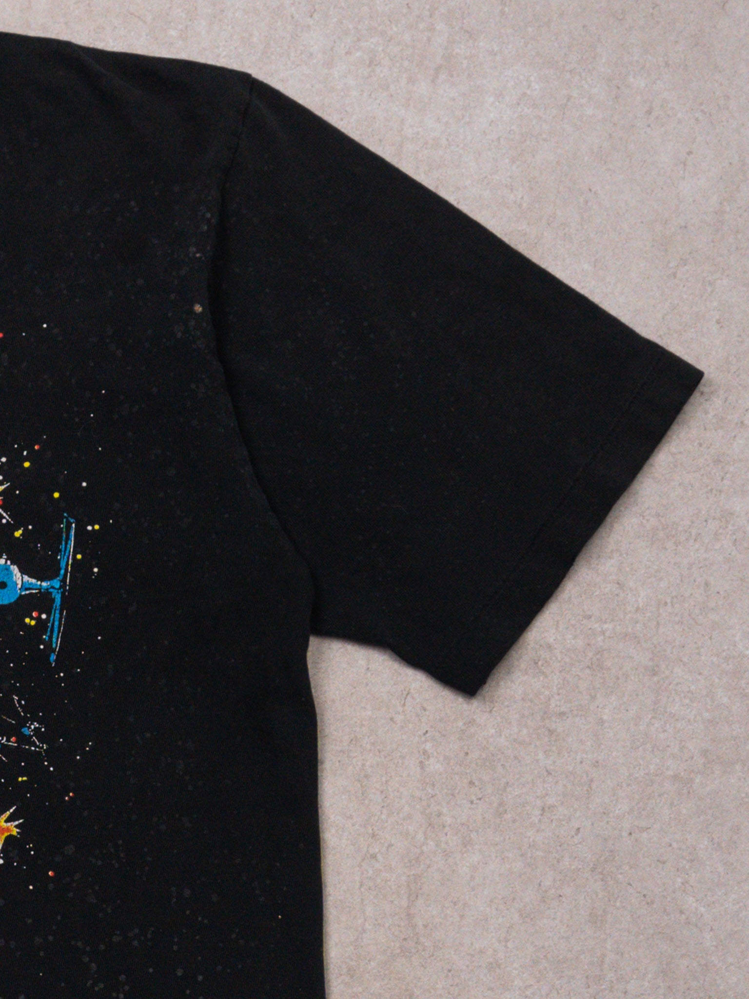 VIntage RARE 80s Stars Wars Lucas Films Space Ship Tee (M)