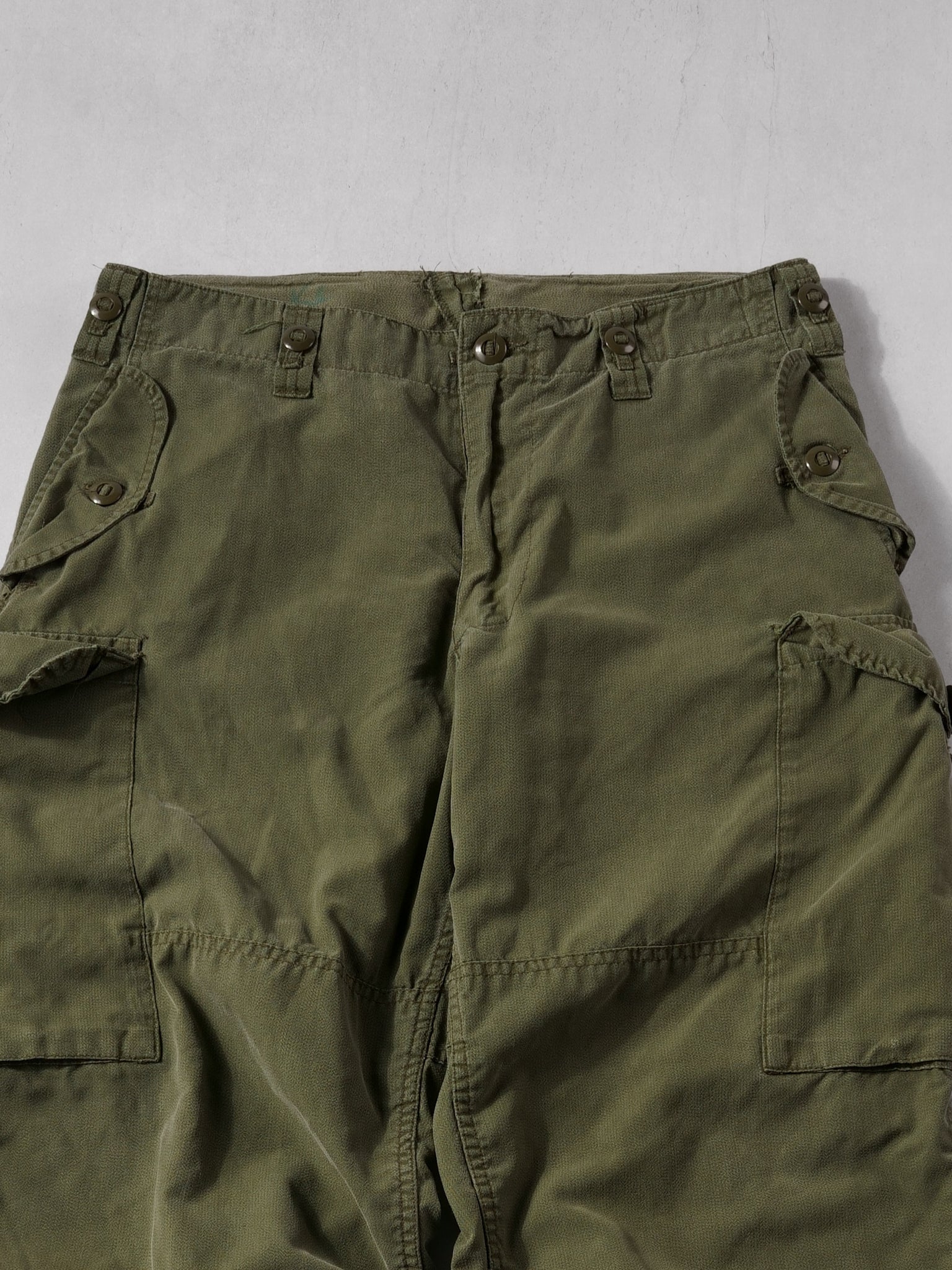 Vintage Green Army Combat Parachute Pants (36x30)