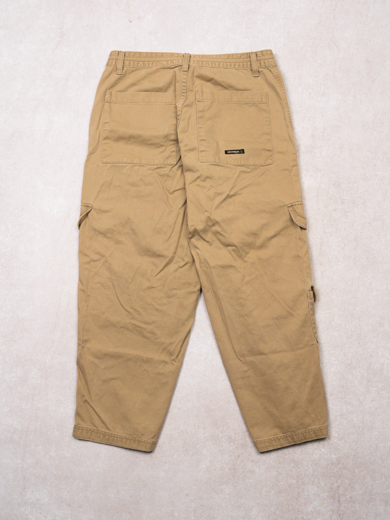 Vintage 00s Beige Levi Silvertab Cargo 3/4 Pants (30 x 25)