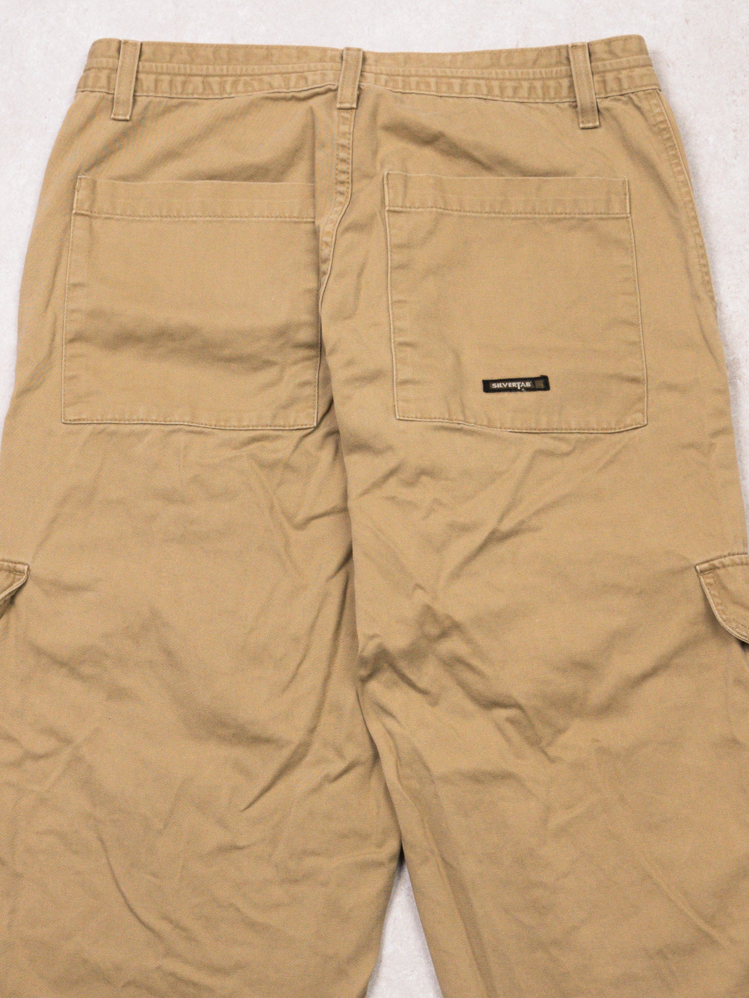 Vintage 00s Beige Levi Silvertab Cargo 3/4 Pants (30 x 25)