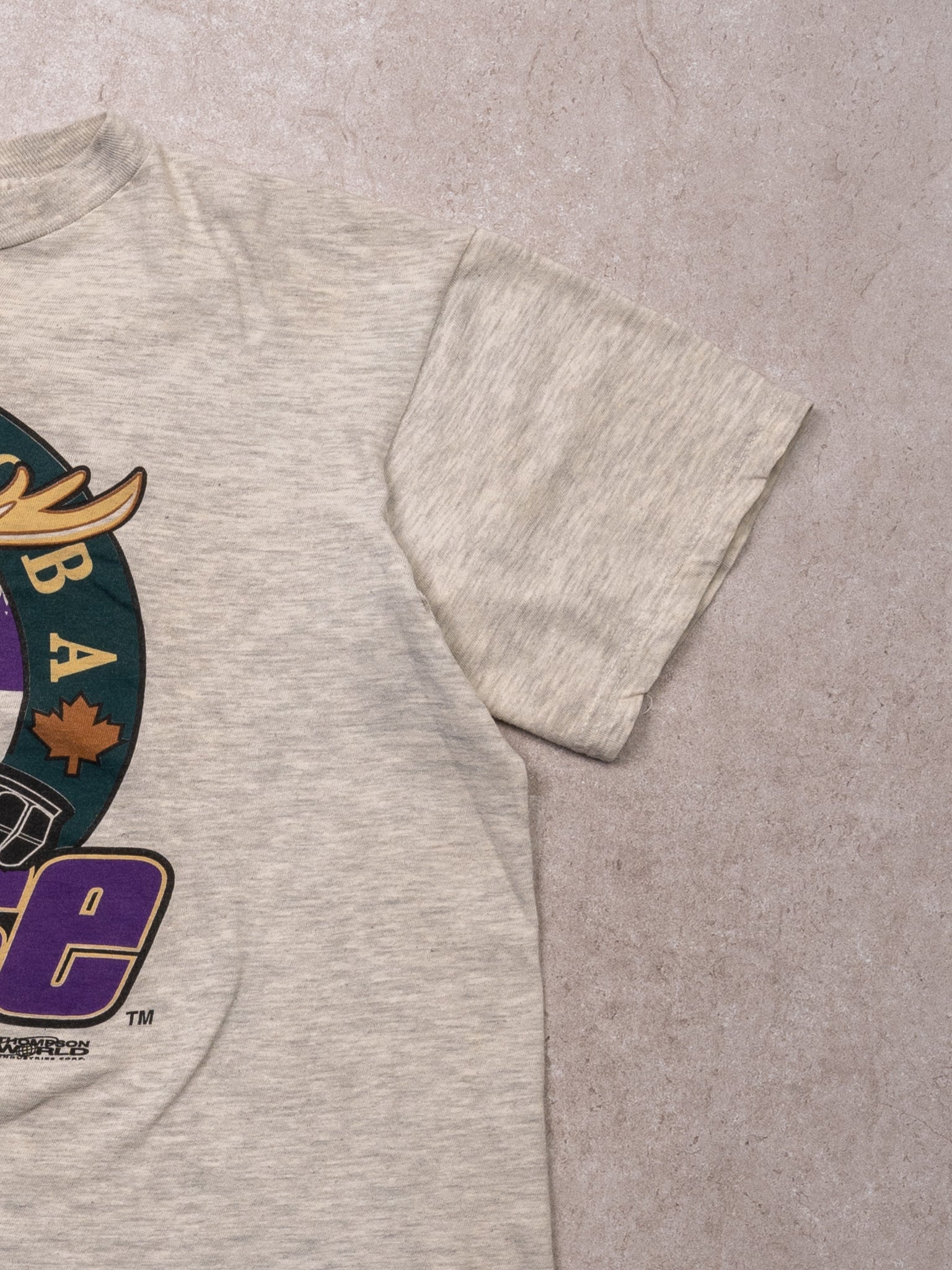 VIntage Manitoba Moose Hockey Tee (S)