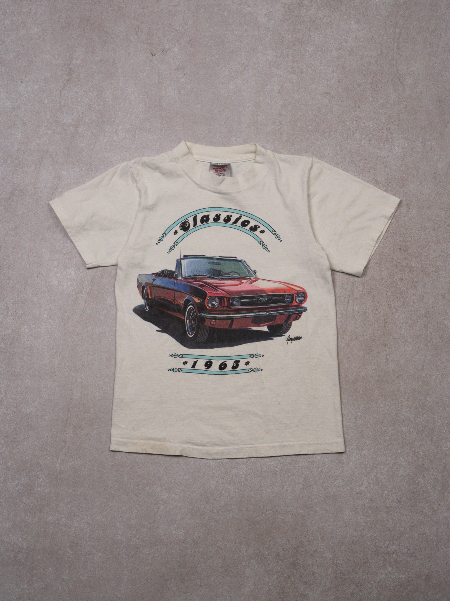 Vintage White Classics '1965' Baby Tee (XS)