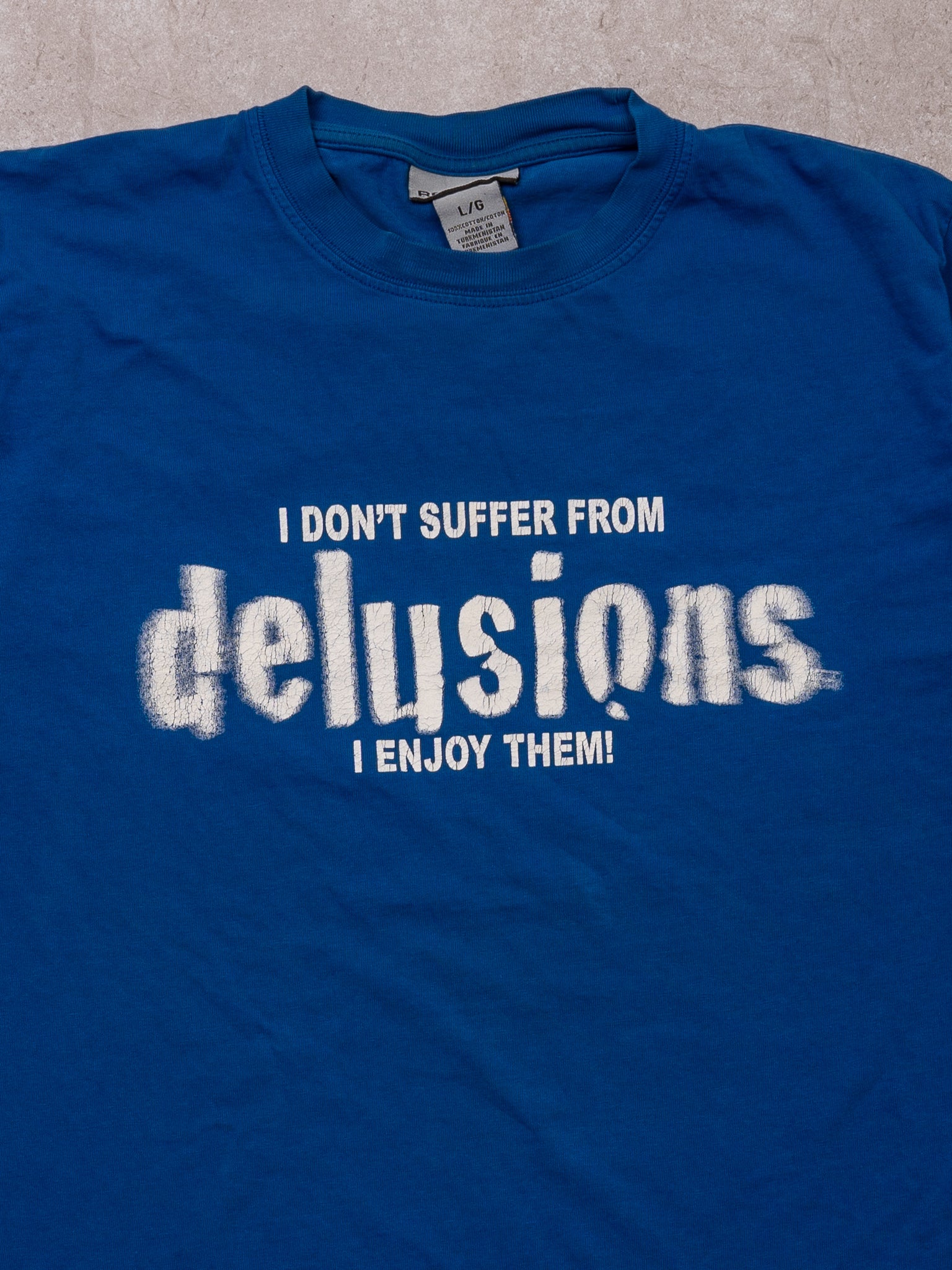 Vintage 90s Blue Delusions Tee (L)