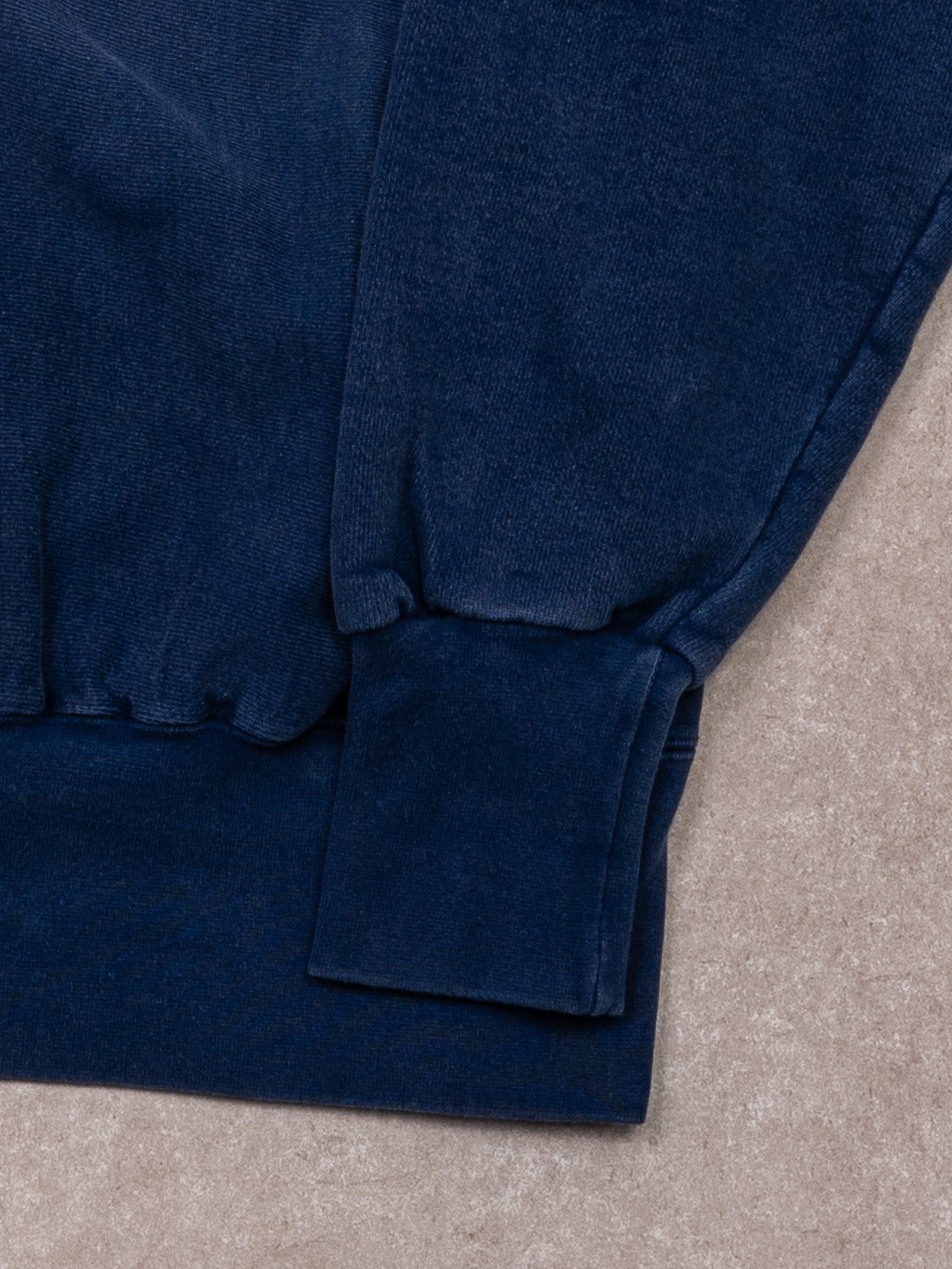 Vintage 80s Washed Blue Penn State 'S' Crewneck (M)
