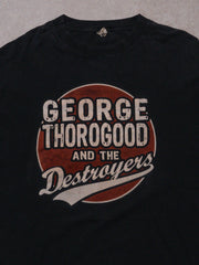 Vintage Black George Thorogood + The Destroyers Tee (L)