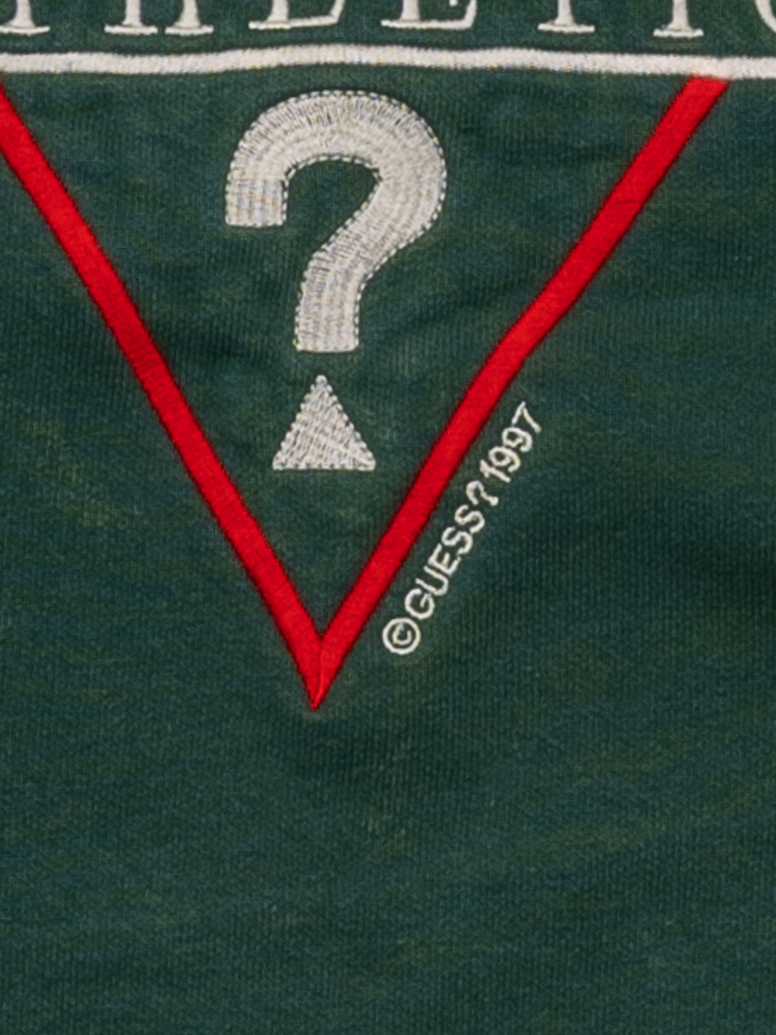Vintage '97 Green Guess Athletic Crewneck (M)