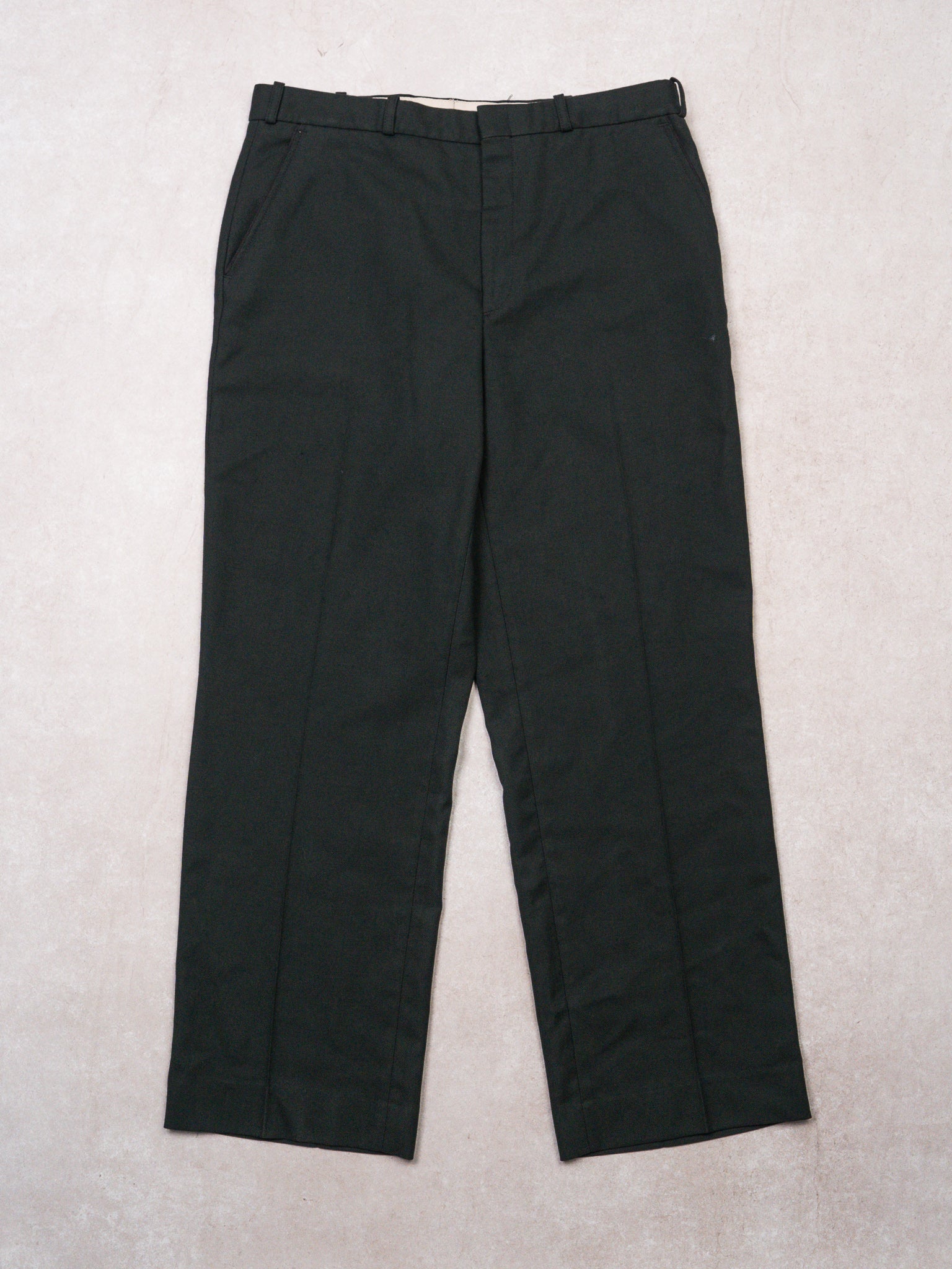blue dress for baby girl Vintage 70s Straight Leg Dress Pants (34 x 30) – Rebalance Vintage