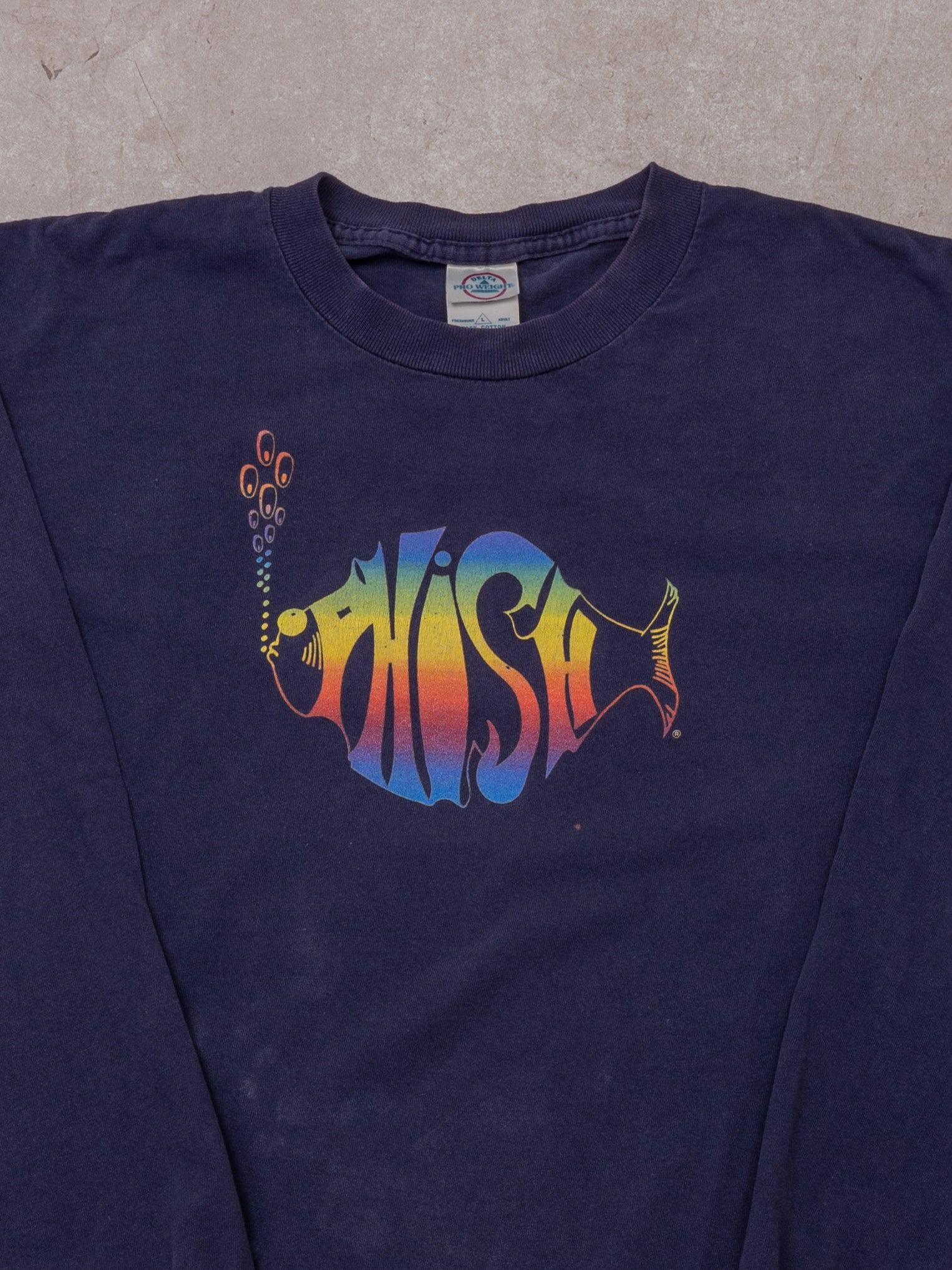 Vintage 90s Blue Phish Tour Long Sleeve