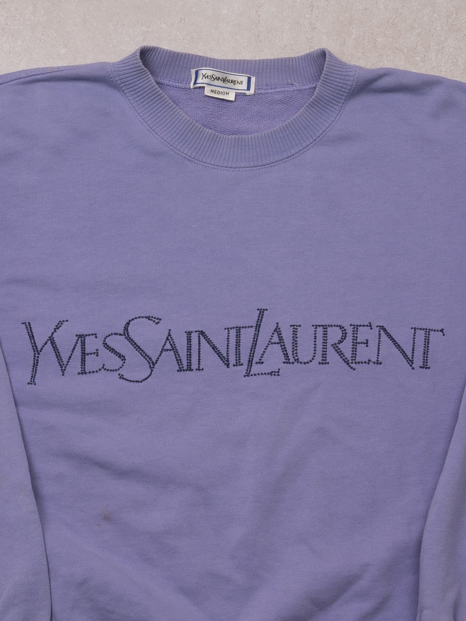 Vintage Purple Yves Saint Laurent Crewneck (M)