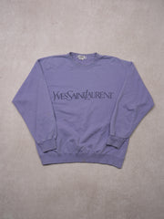 Vintage Purple Yves Saint Laurent Crewneck (M)