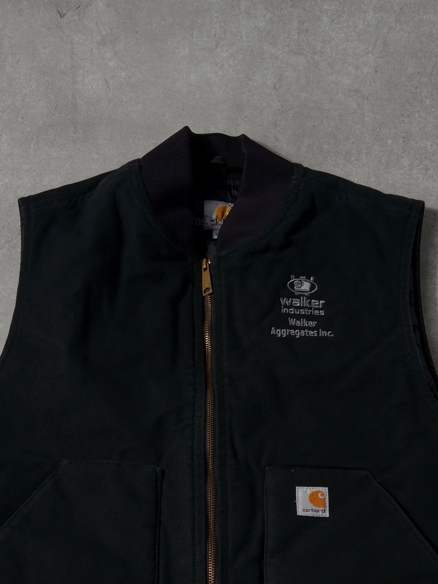 Vintage Y2k Black Walker Industries Carhartt Workwear Vest (L)