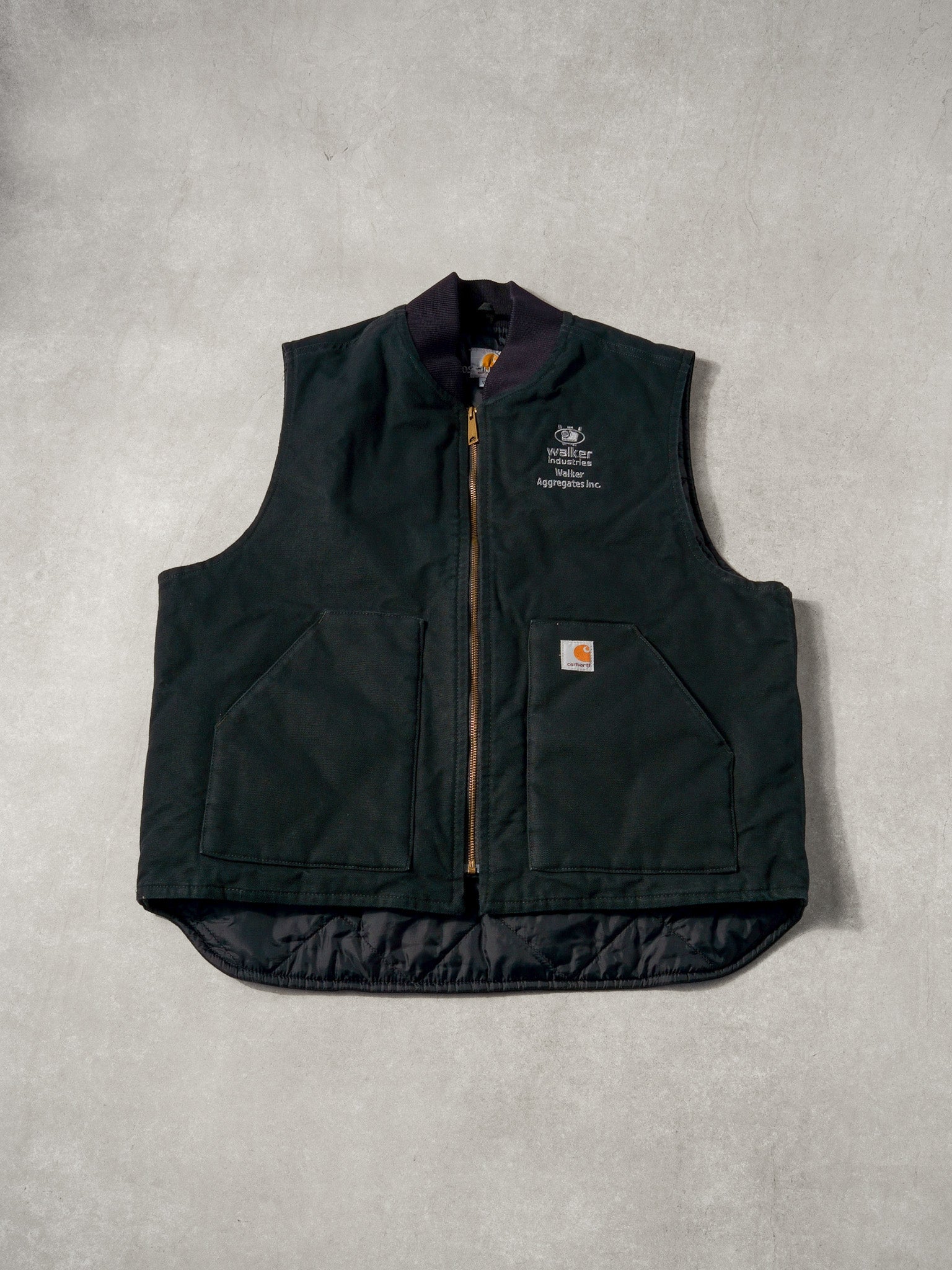 Vintage Y2k Black Walker Industries Carhartt Workwear Vest (L)