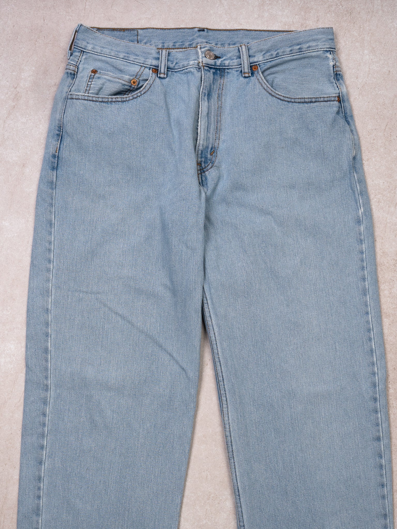 Vintage Light Blue Levi Straight Leg Jeans (34 x 35)