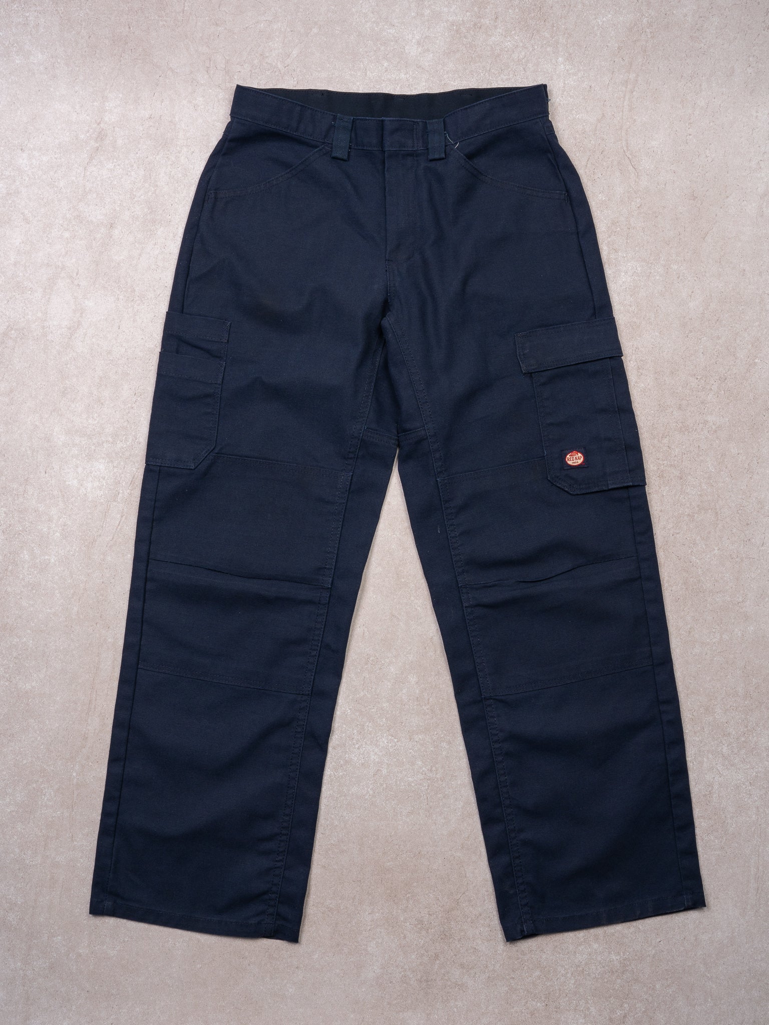 Vintage Blue Red Kap Double Knee Cargo Pants (30 x 30)