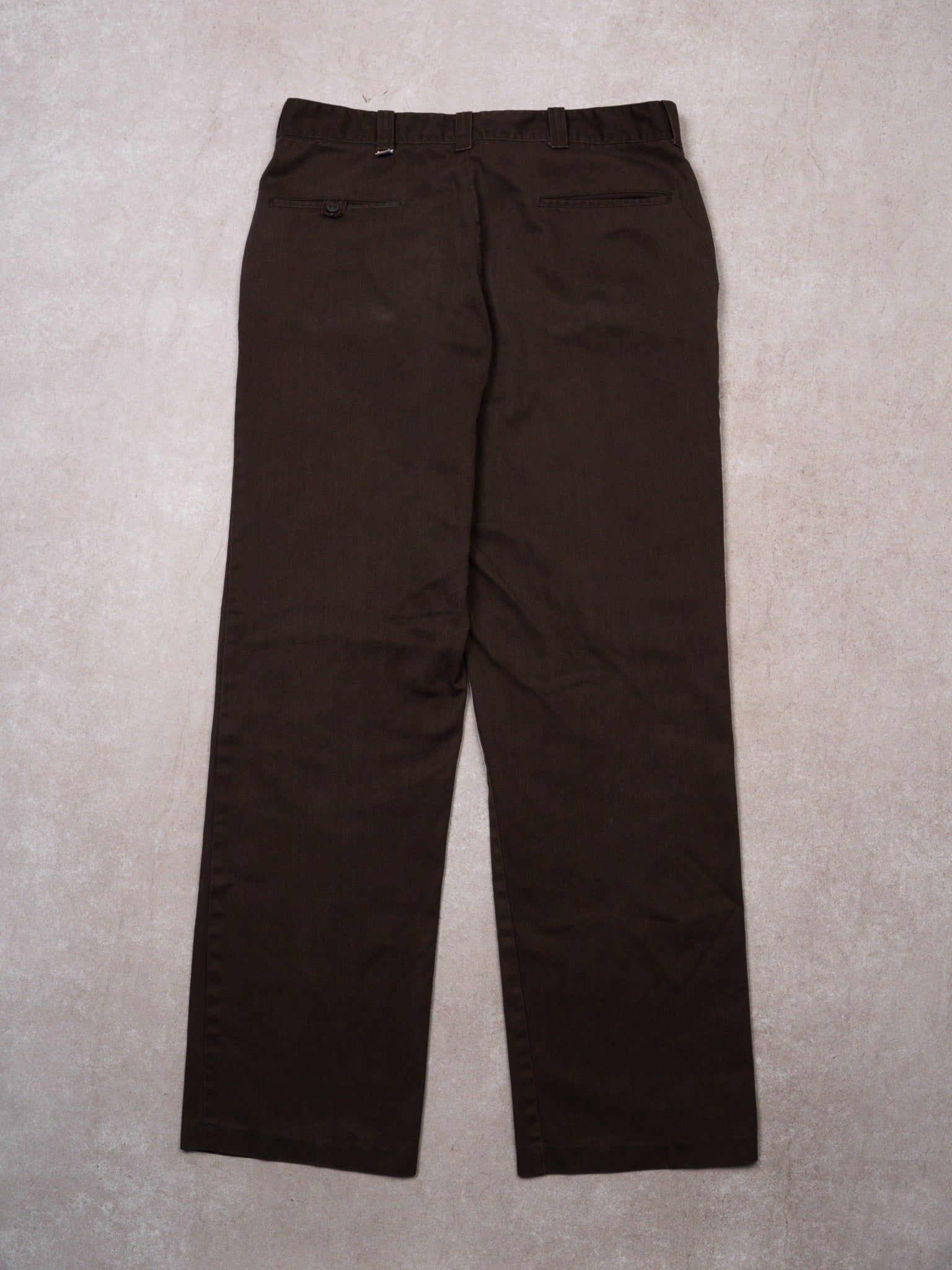 Vintage 80s Brown BIGB Trouser Pants (34 x 32)