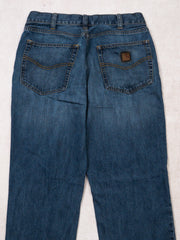 Vintage Dark Blue Carhartt Loose Fit Jeans (30 x 33)