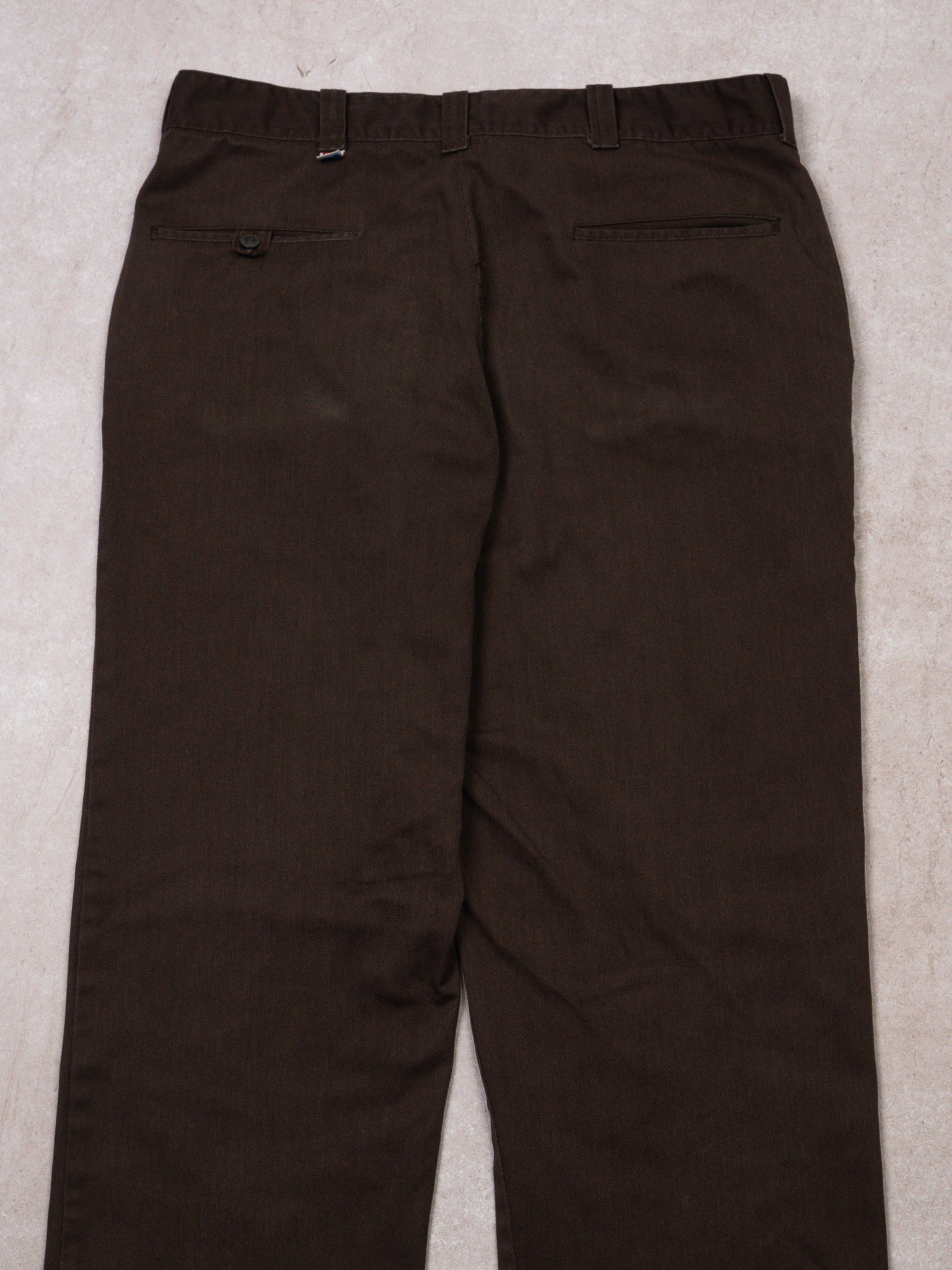 Vintage 80s Brown BIGB Trouser Pants (34 x 32)
