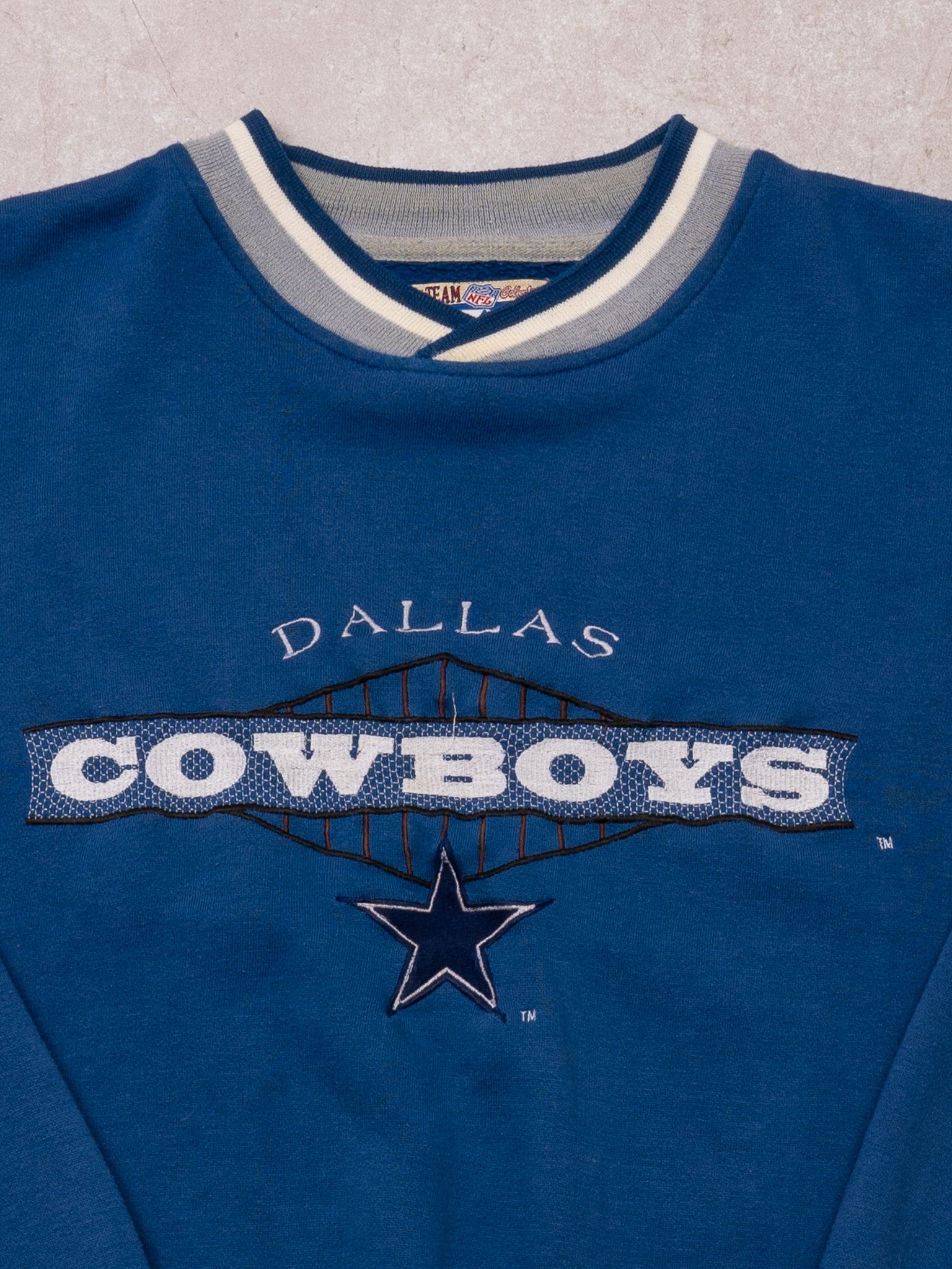 Vintage 90s Blue Dallas Cowboys x Starter Crewneck (XL)